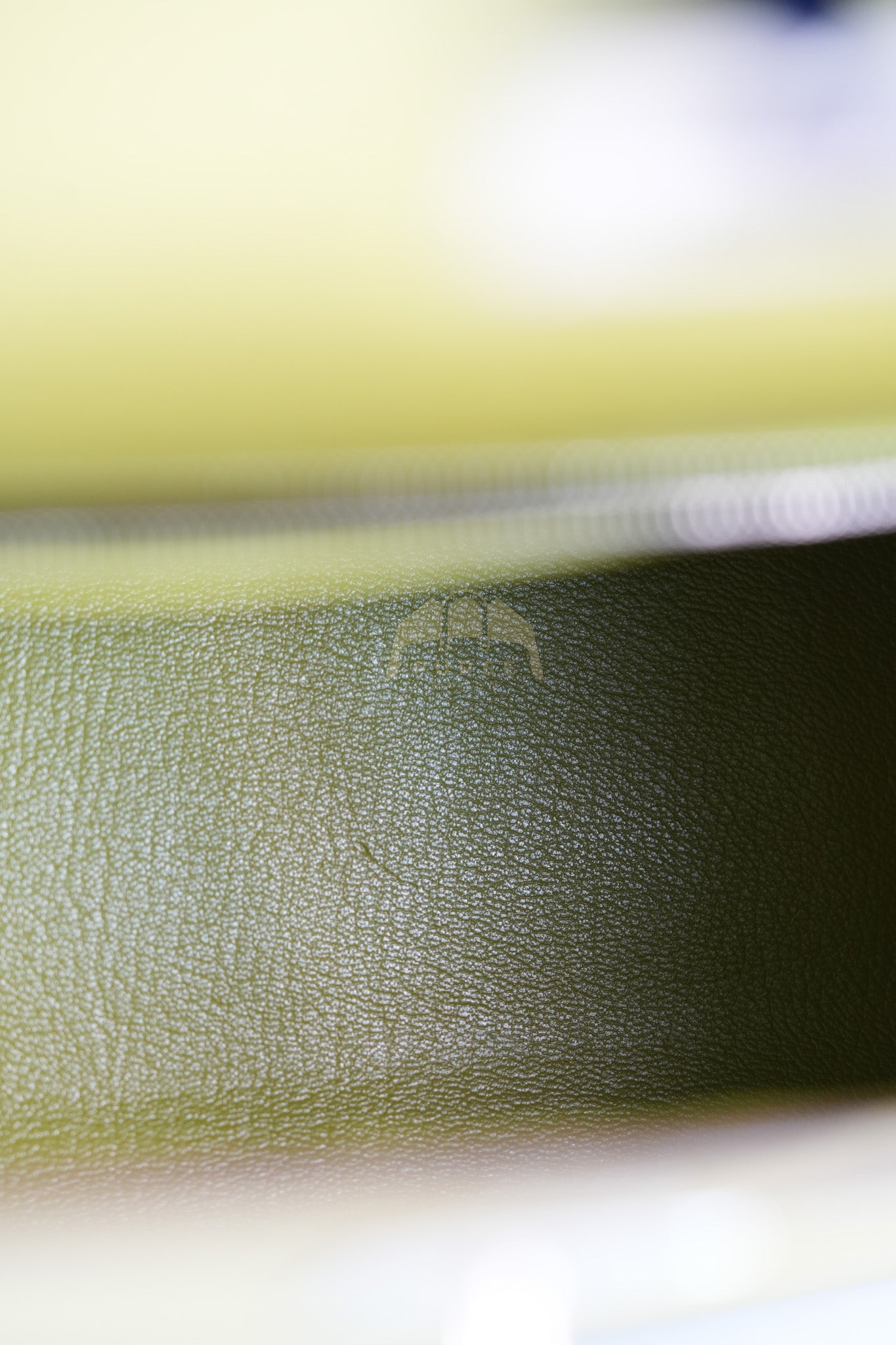 Kelly 32 Sellier Vert Anis Chevre Mysore in Palladium Hardware Stamp K Square (2007) | Purse Maison Luxury Bags Shop