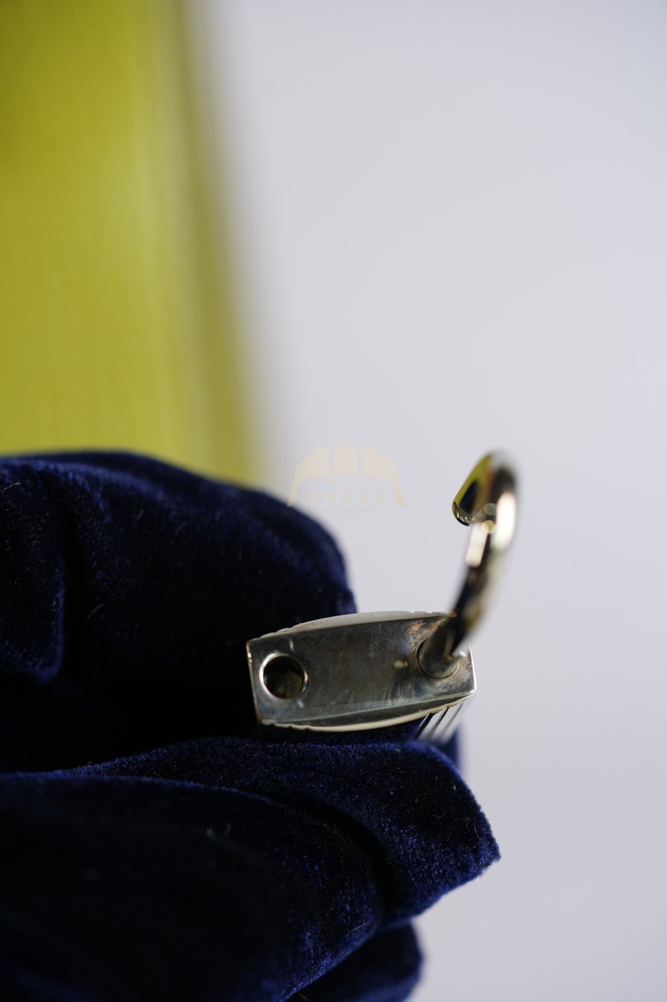 Kelly 32 Sellier Vert Anis Chevre Mysore in Palladium Hardware Stamp K Square (2007) | Purse Maison Luxury Bags Shop