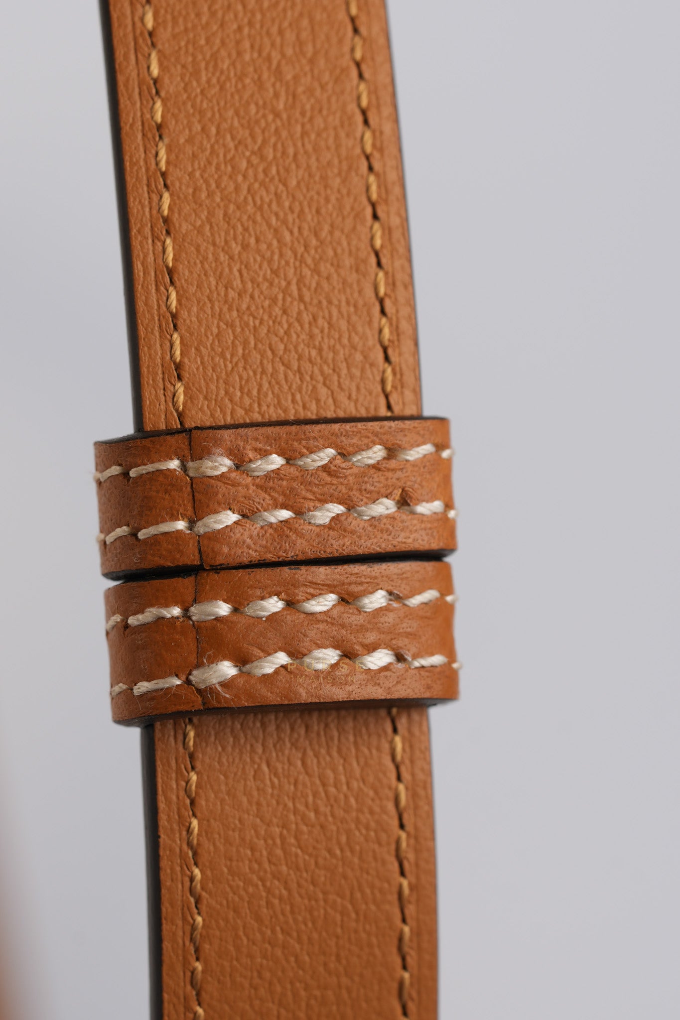 Kelly Belt Gold in Gold Hardware Stamp K (2025) | Purse Maison Luxury Bags Shop