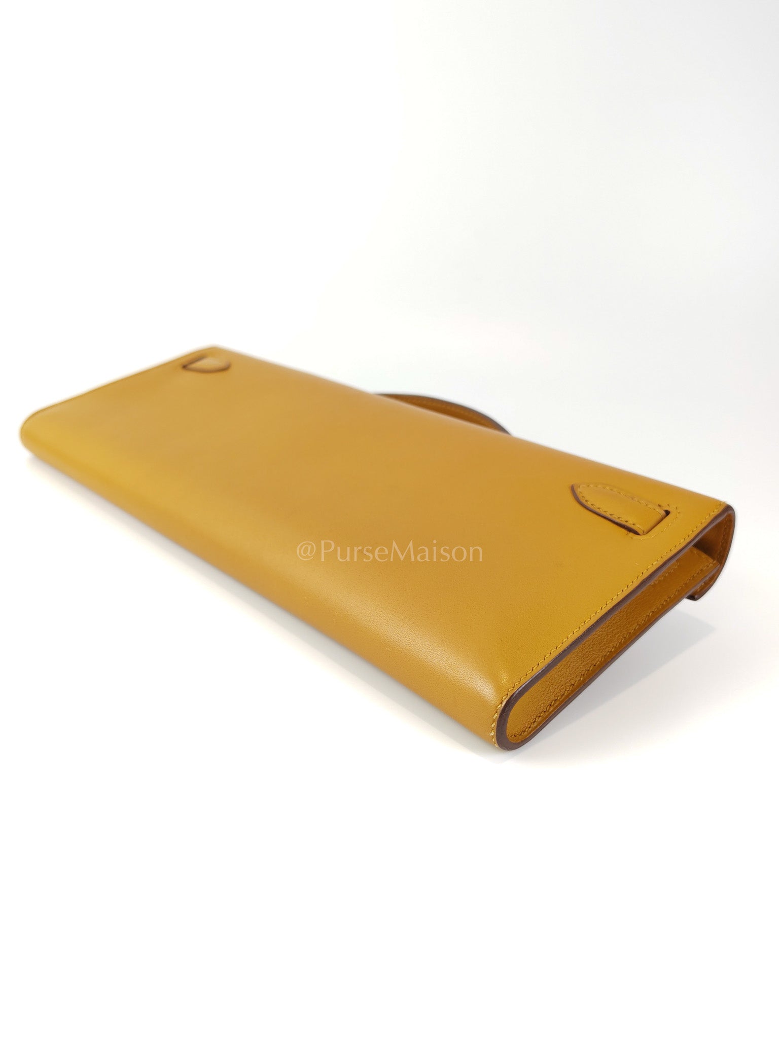 Kelly Cut Sesame Swift Leather and Gold Hardware Stamp Y (2020) | Purse Maison Luxury Bags Shop