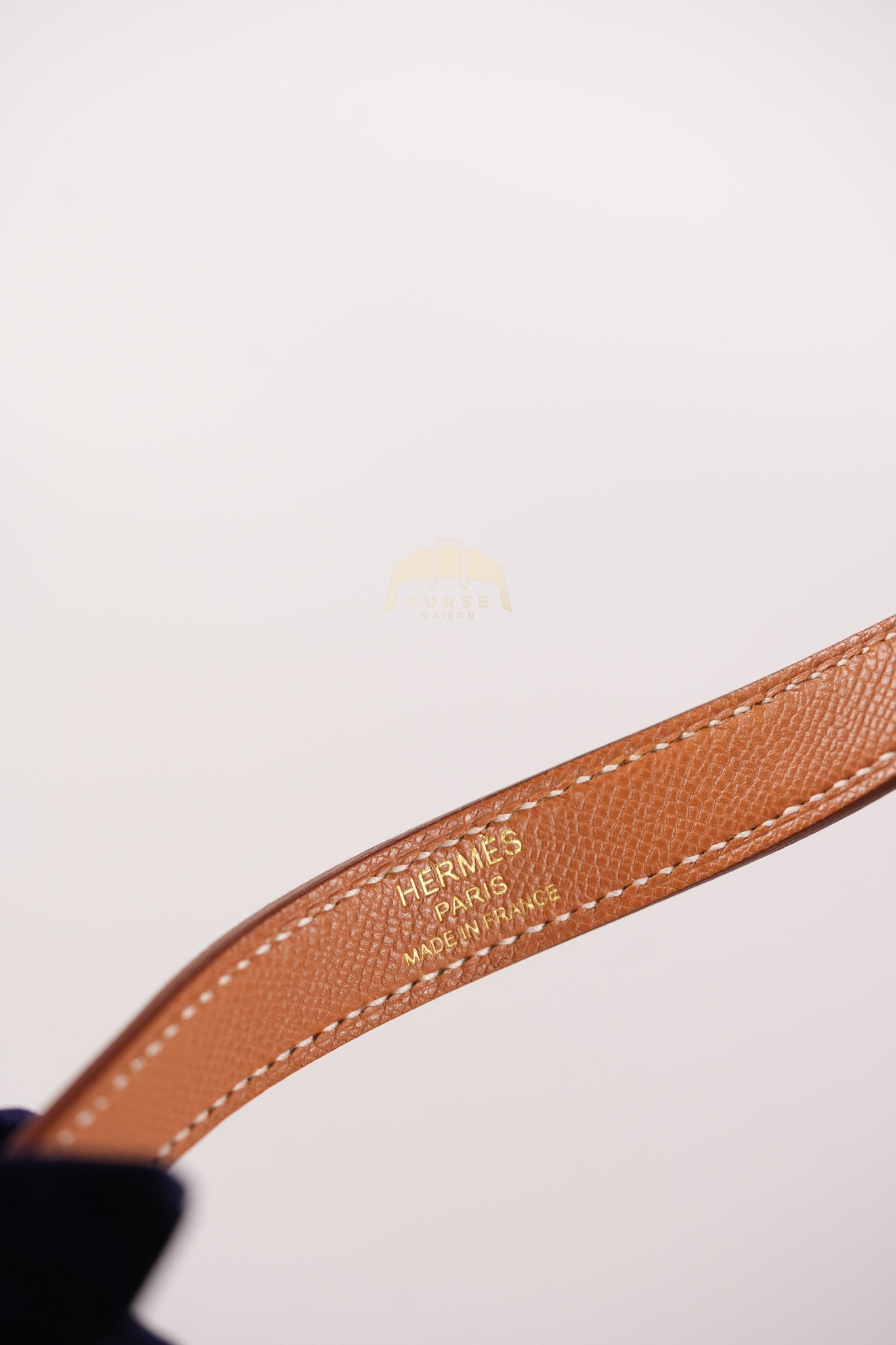 Kelly Elan in Gold in Veau Madame Leather and Gold Hardware Stamp B (2023) | Purse Maison Luxury Bags Shop