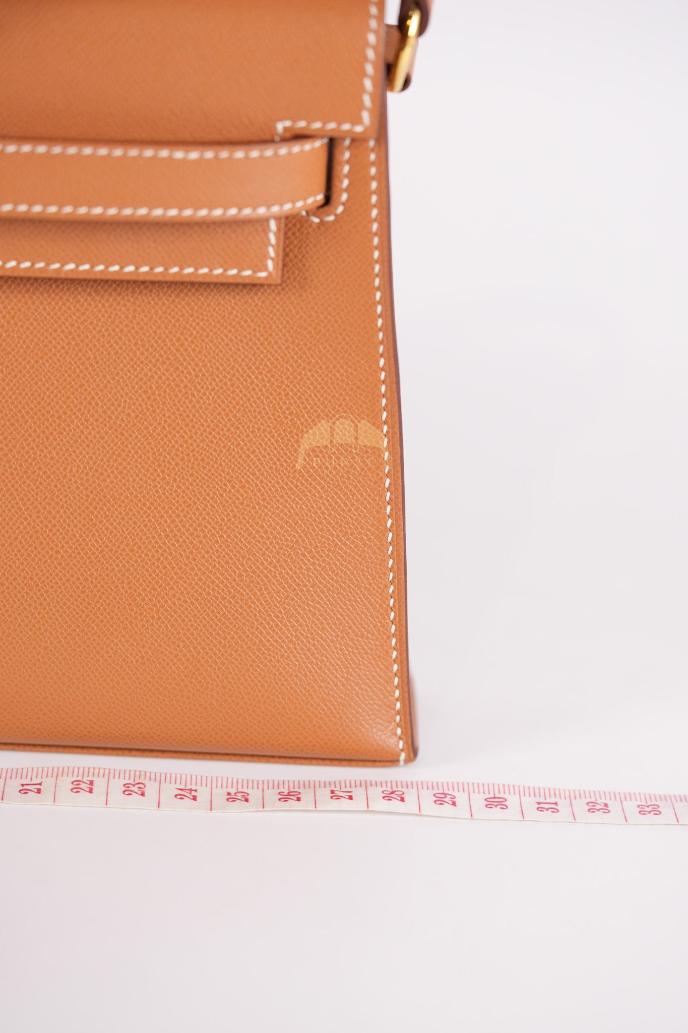 Kelly Elan in Gold in Veau Madame Leather and Gold Hardware Stamp B (2023) | Purse Maison Luxury Bags Shop