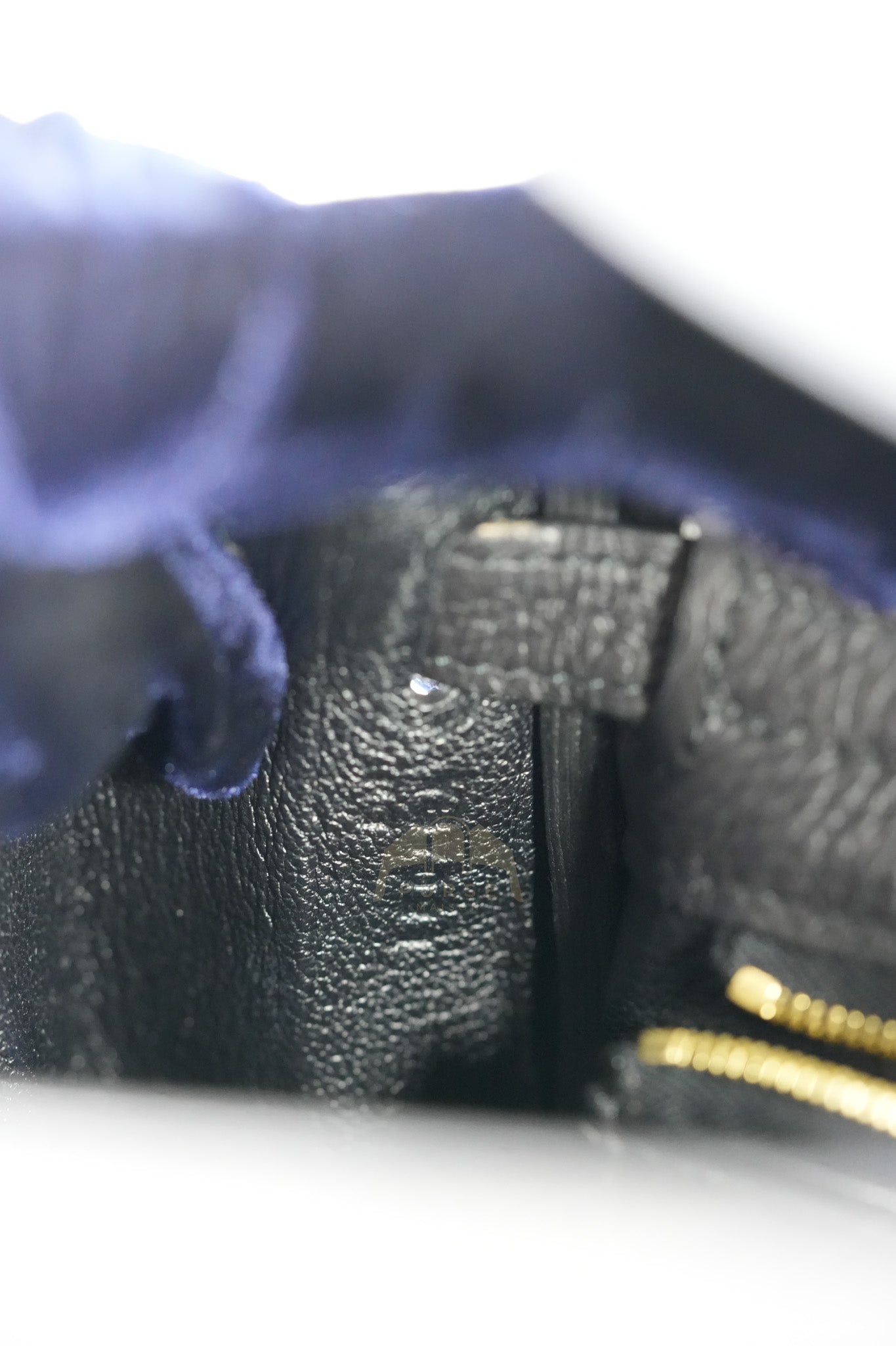 Kelly II 25 Retourne in Noir Togo Leather & Gold Hardware Stamp Y(2020) | Purse Maison Luxury Bags Shop