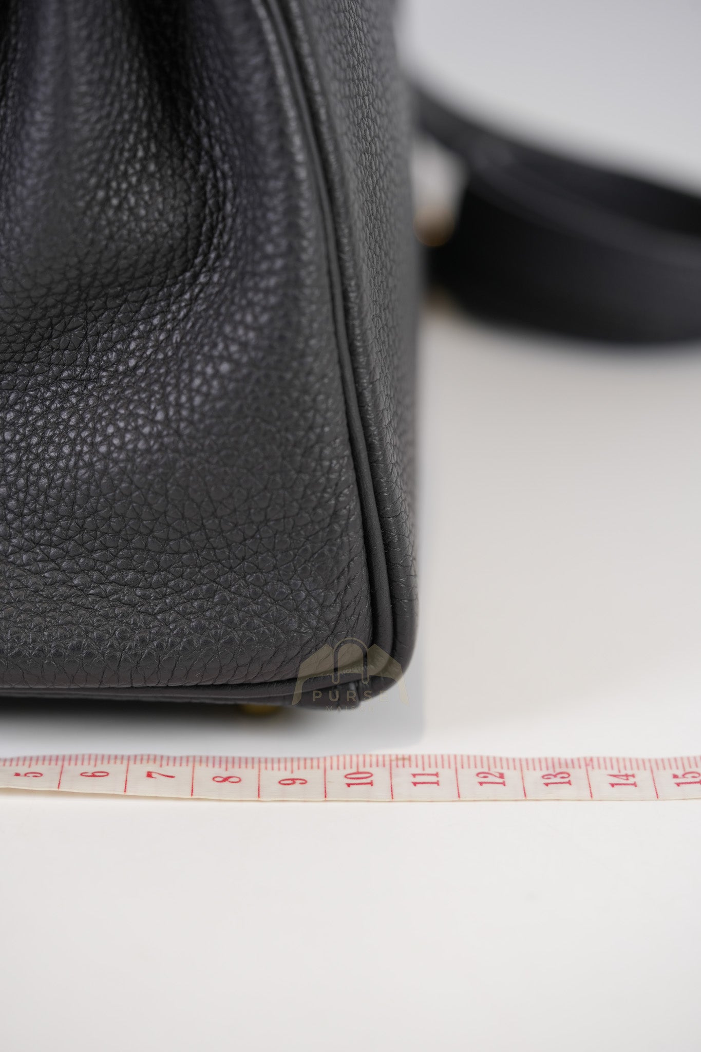 Kelly II 25 Retourne in Noir Togo Leather & Gold Hardware Stamp Y(2020) | Purse Maison Luxury Bags Shop