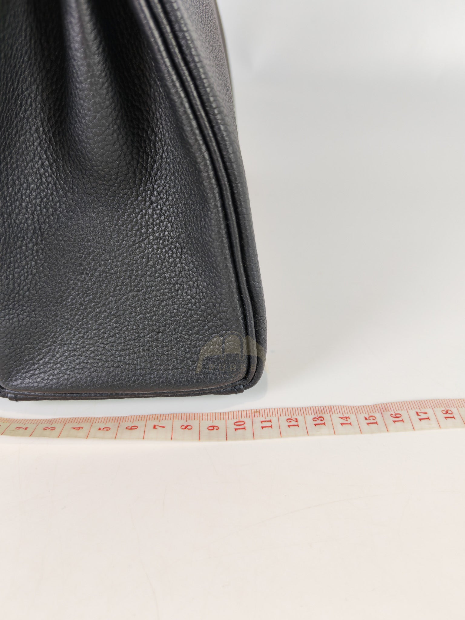 Kelly II 25 Retourne in Noir Togo Leather & Lizard Touch Gold Hardware Stamp B(2023) | Purse Maison Luxury Bags Shop