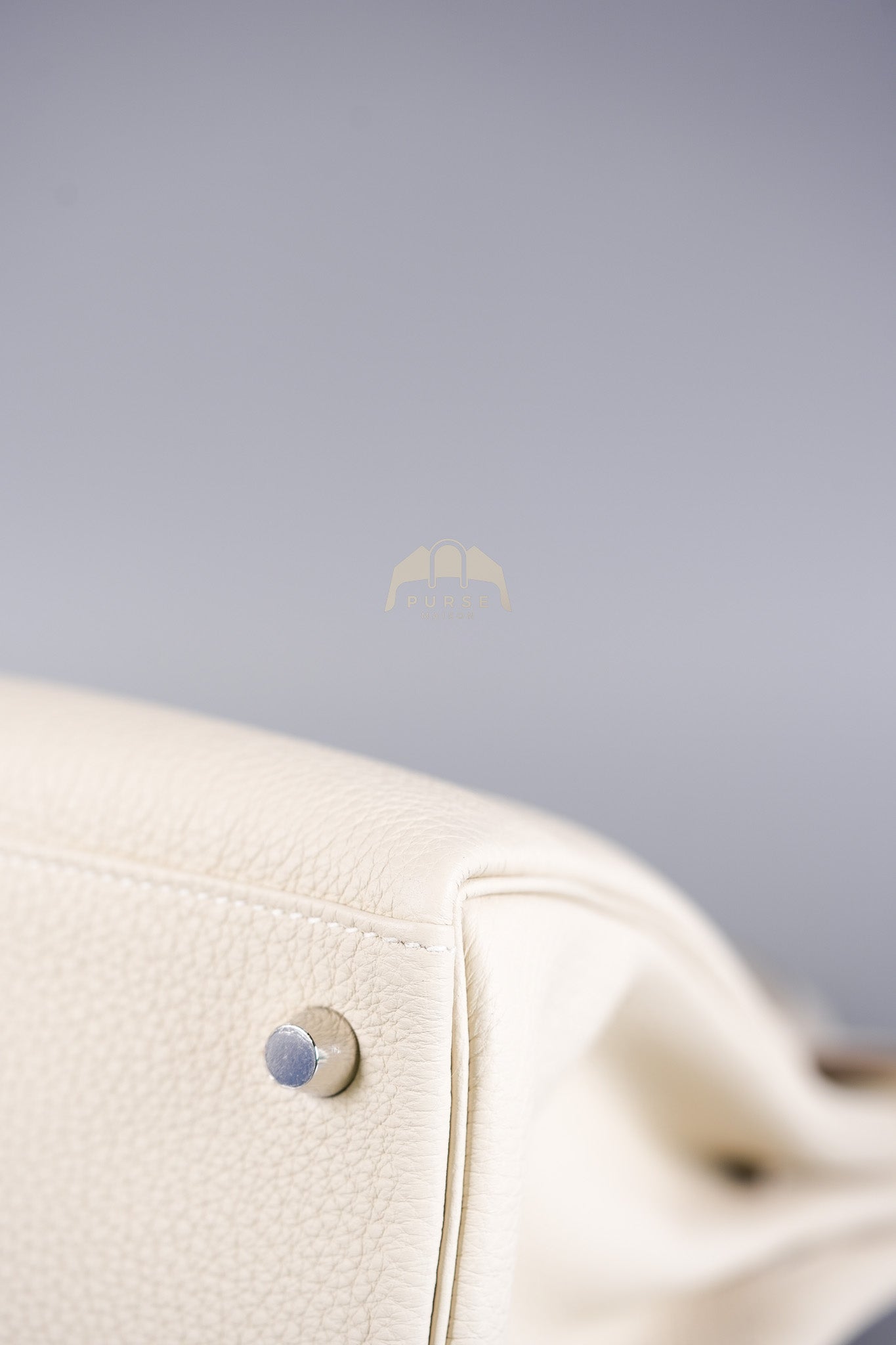 Kelly II Retourne 28 in Craie Togo Leather Palladium Hardware Stamp K(2025) | Purse Maison Luxury Bags Shop
