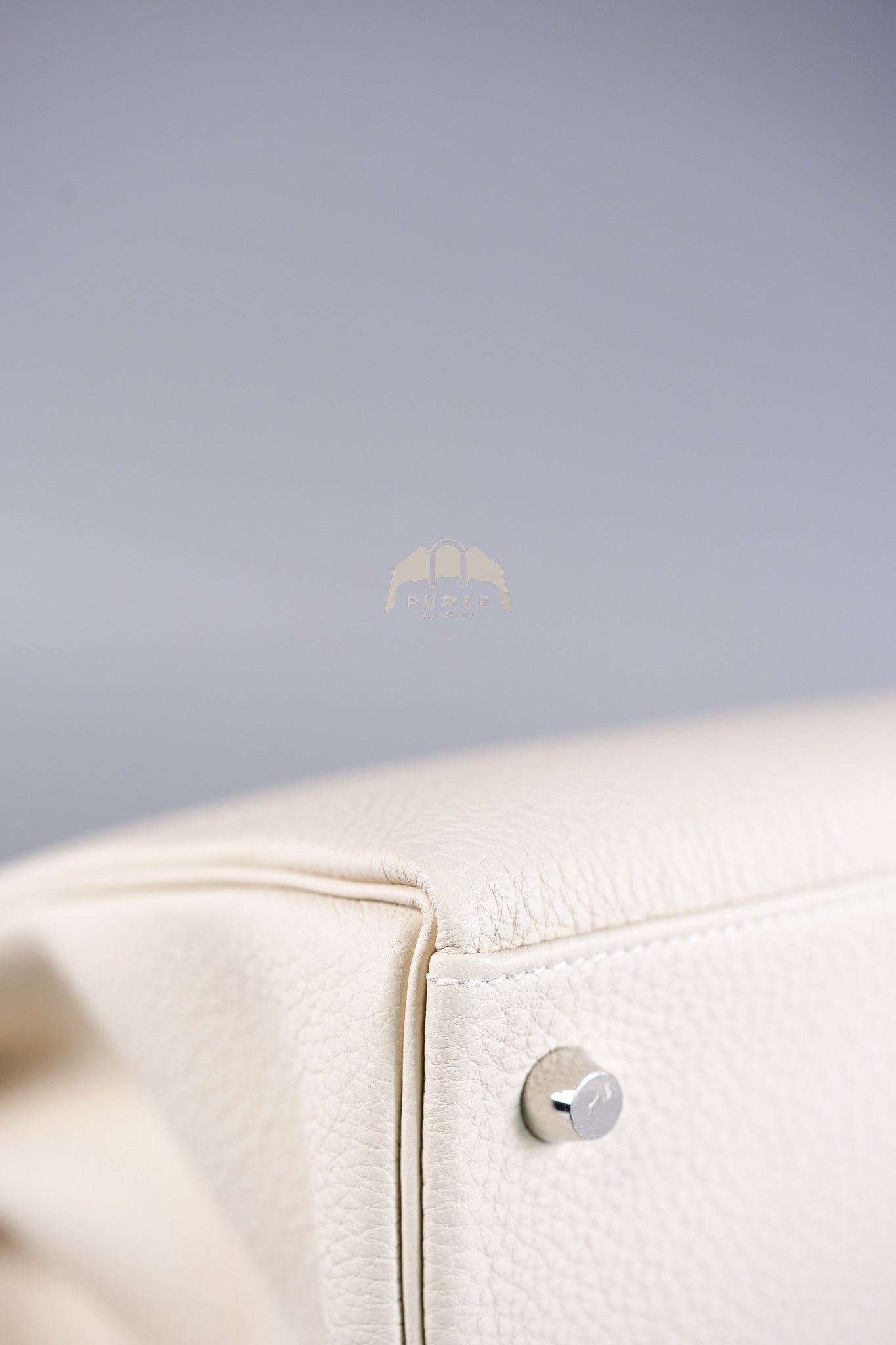 Kelly II Retourne 28 in Craie Togo Leather Palladium Hardware Stamp K(2025) | Purse Maison Luxury Bags Shop