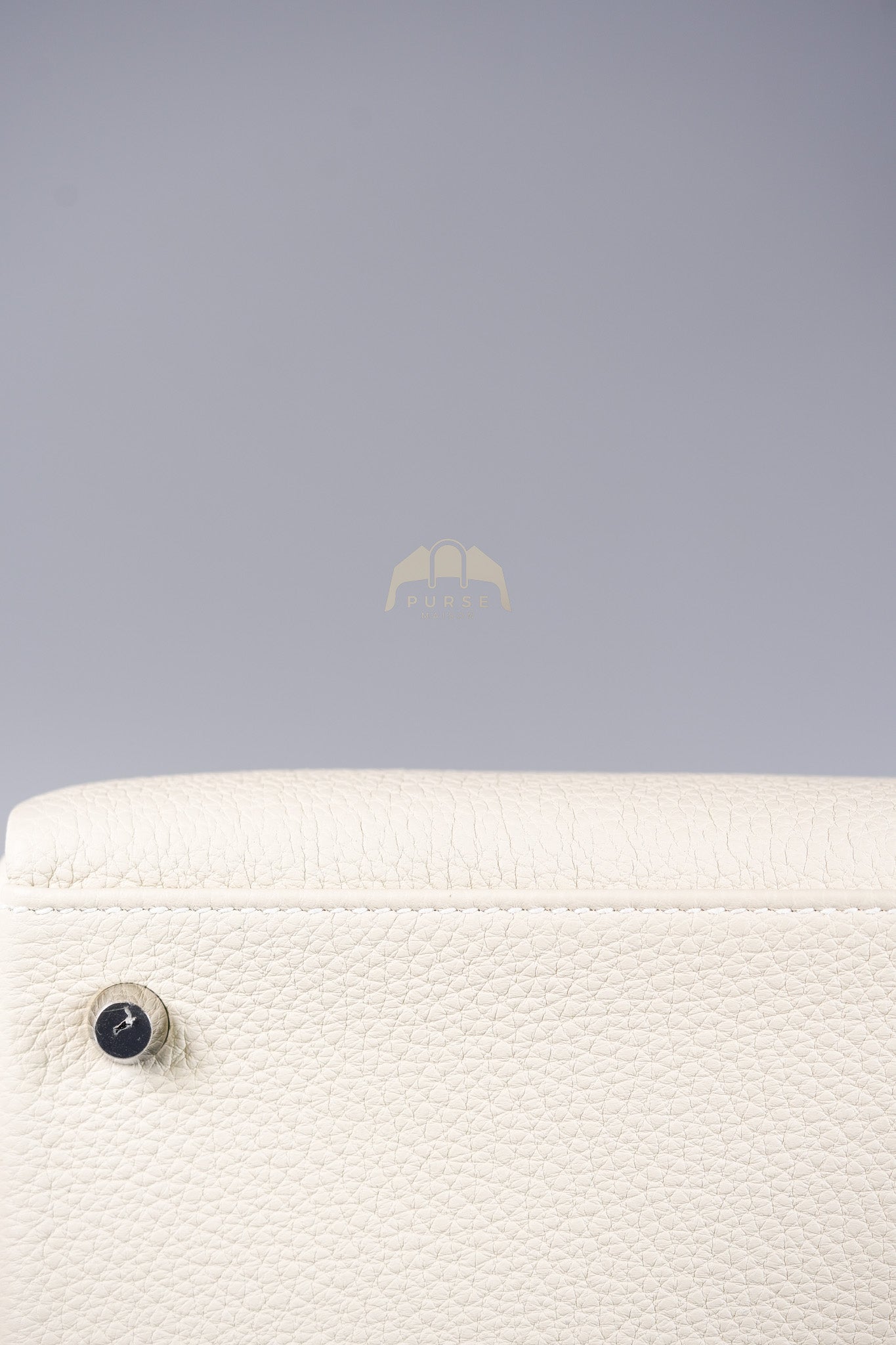 Kelly II Retourne 28 in Craie Togo Leather Palladium Hardware Stamp K(2025) | Purse Maison Luxury Bags Shop