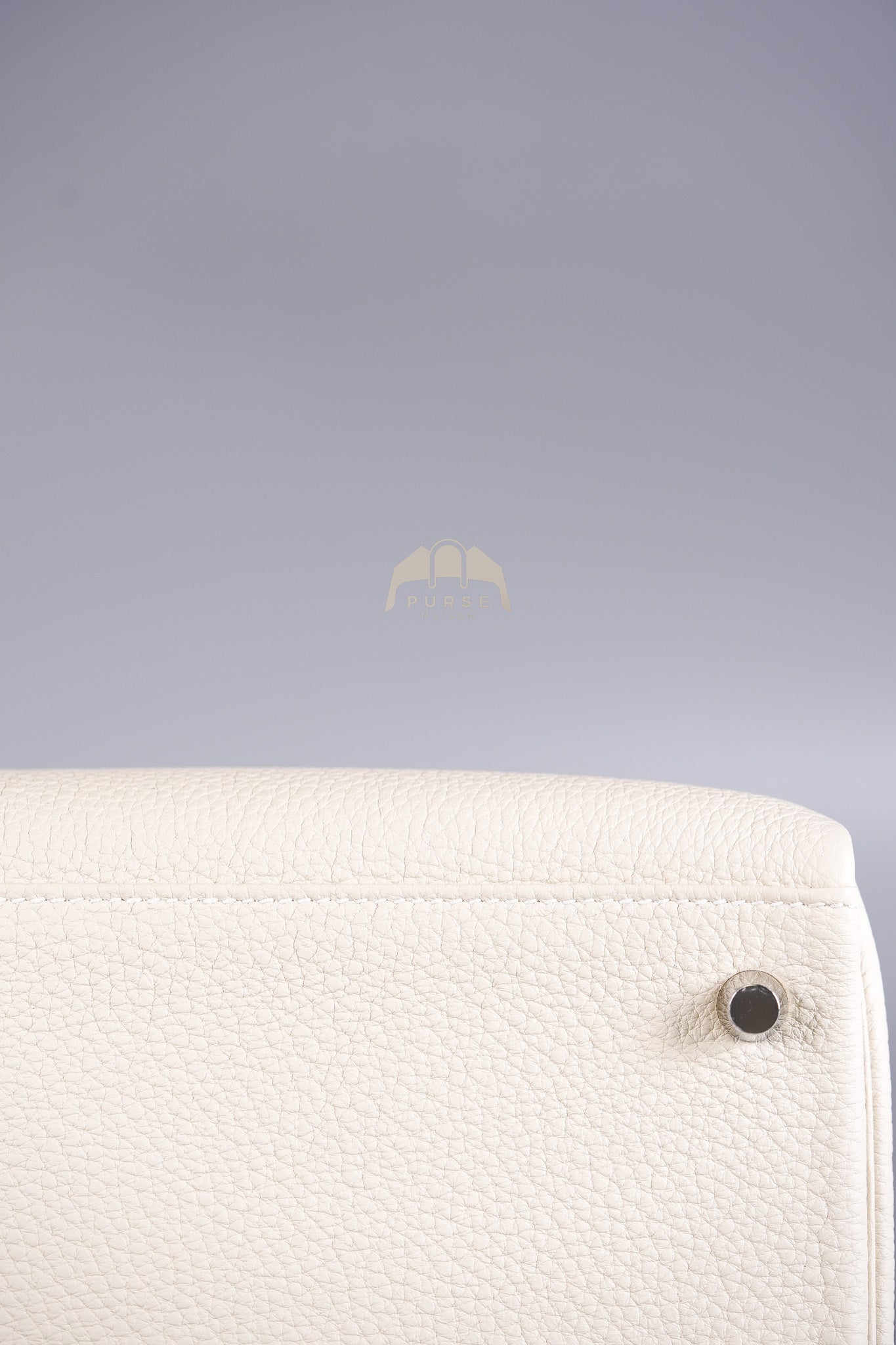 Kelly II Retourne 28 in Craie Togo Leather Palladium Hardware Stamp K(2025) | Purse Maison Luxury Bags Shop