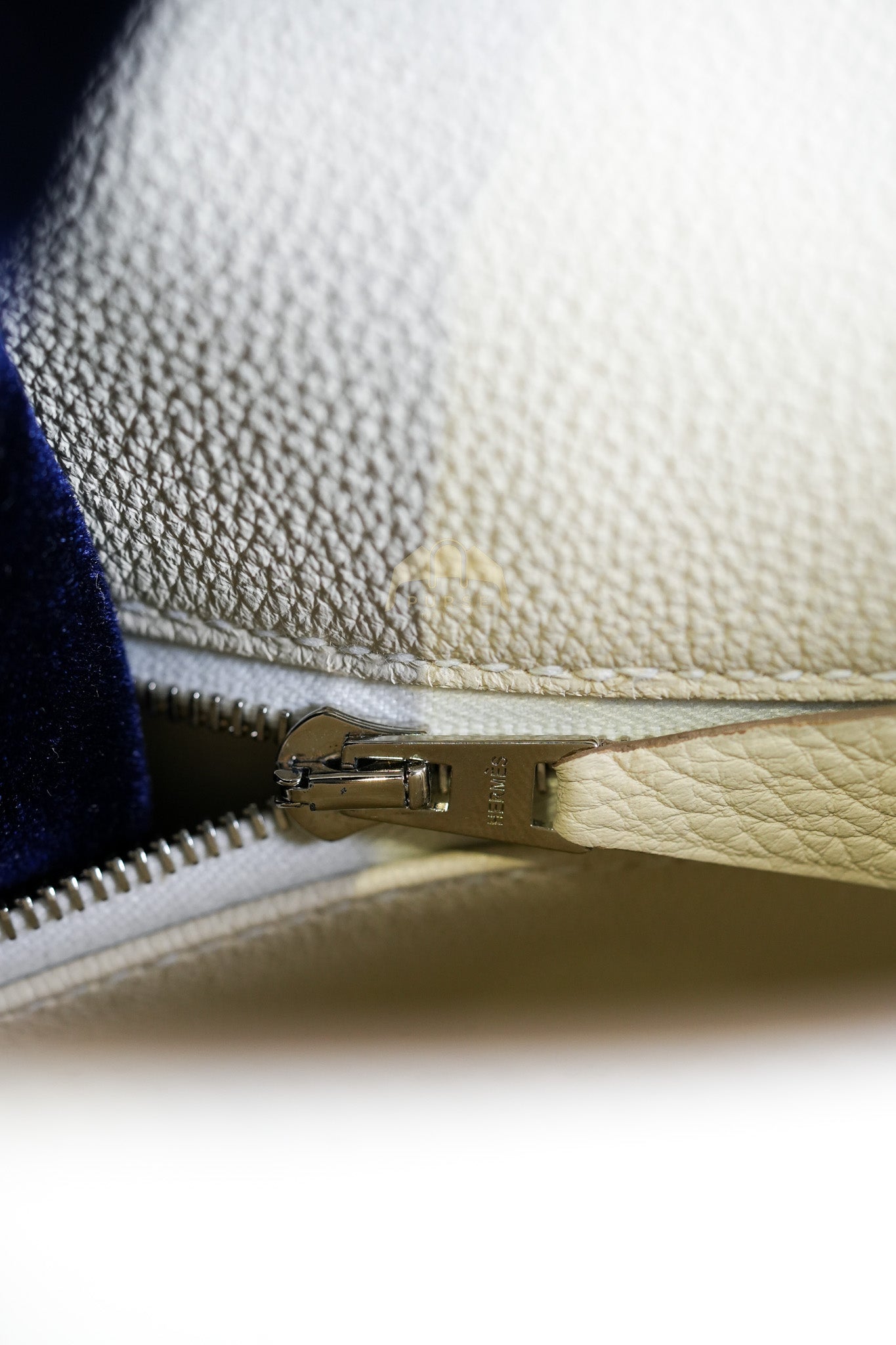 Kelly II Retourne 28 in Craie Togo Leather Palladium Hardware Stamp K(2025) | Purse Maison Luxury Bags Shop