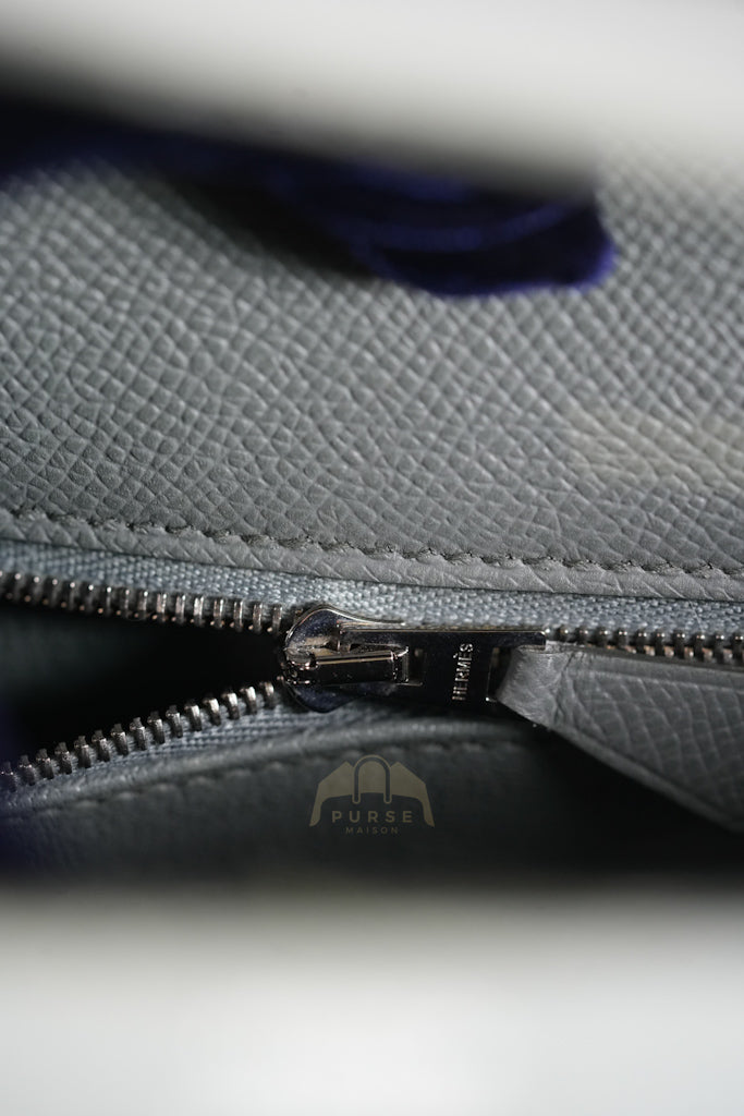 Kelly II Sellier 28 in Vert Amande Epsom Leather Palladium Hardware Stamp D(2019) | Purse Maison Luxury Bags Shop