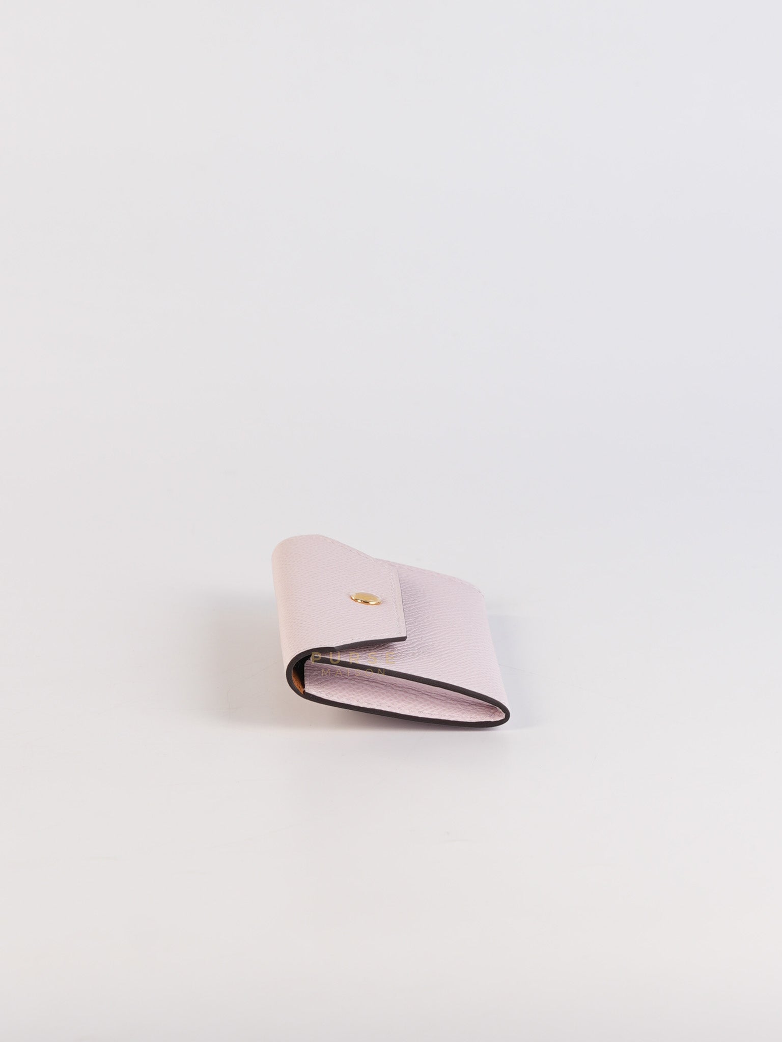 Kelly Pocket Belt Mauve Pale Epsom in Gold Hardware Stamp W (2024) | Purse Maison Luxury Bags Shop