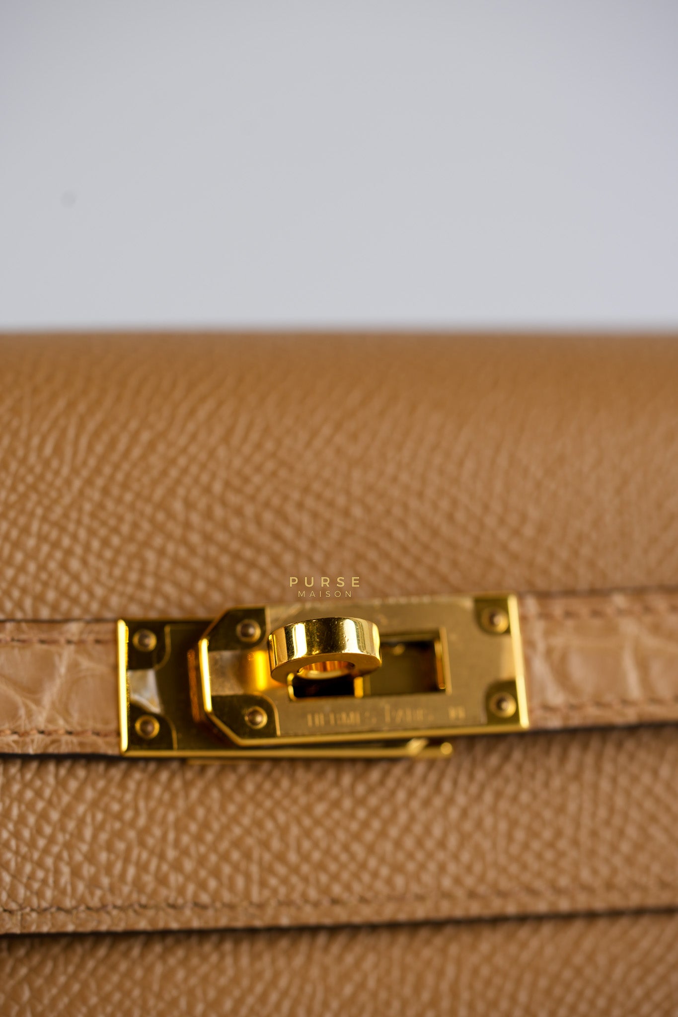 Kelly To Go Touch Chai Gold Hardware | Purse Maison Luxury Bags Shop