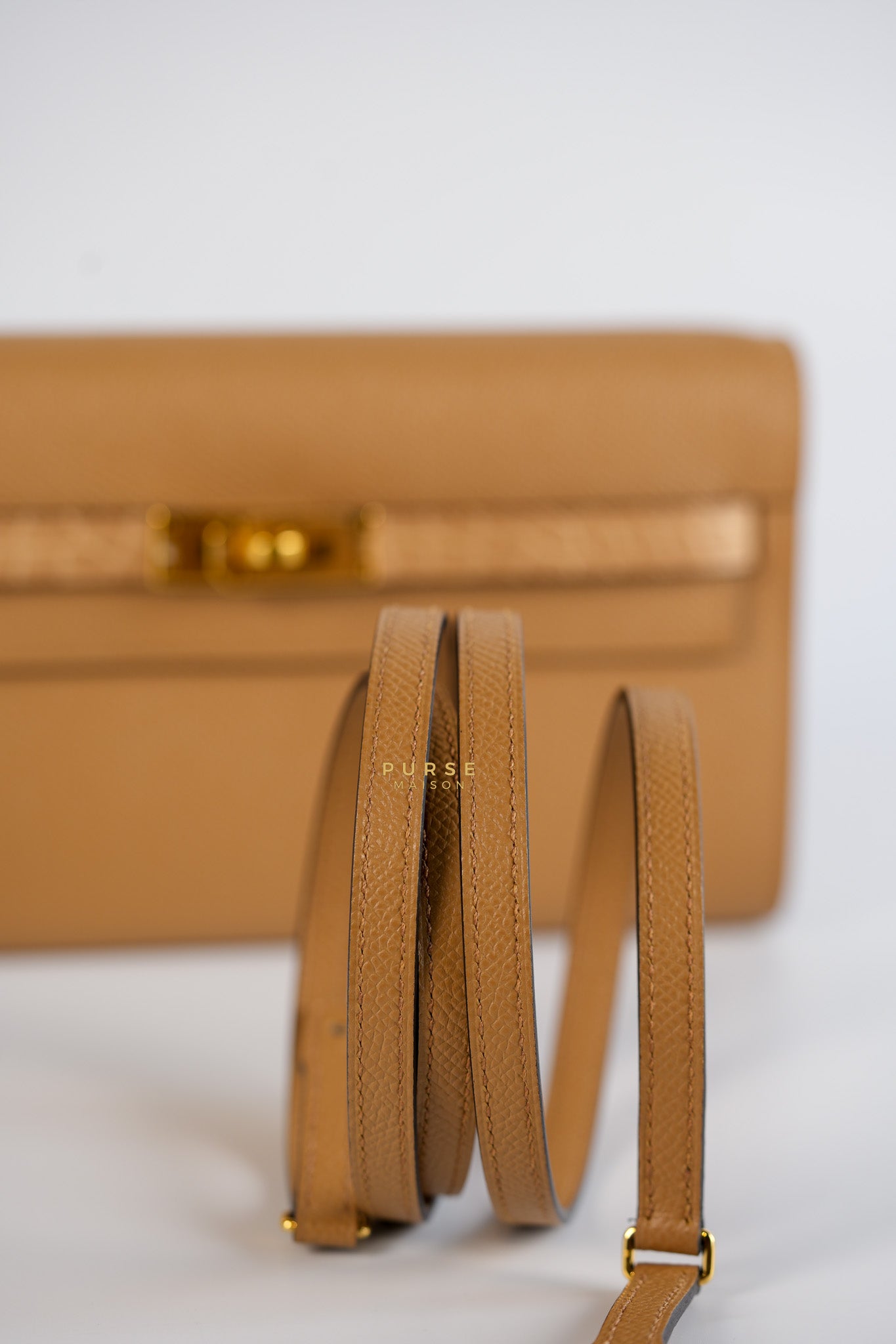 Kelly To Go Touch Chai Gold Hardware | Purse Maison Luxury Bags Shop