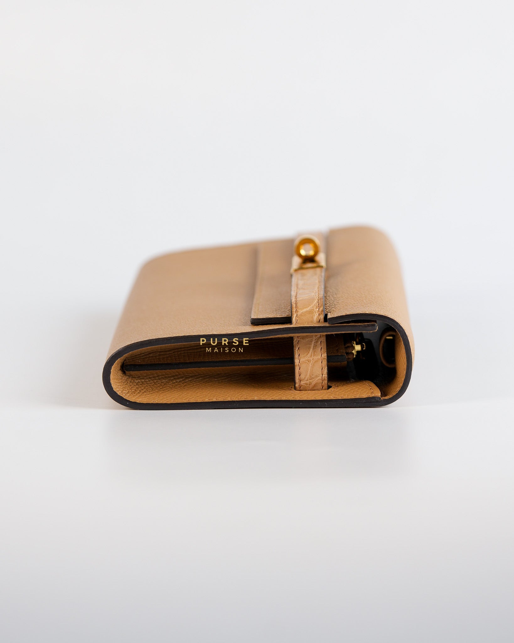 Kelly To Go Touch Chai Gold Hardware | Purse Maison Luxury Bags Shop