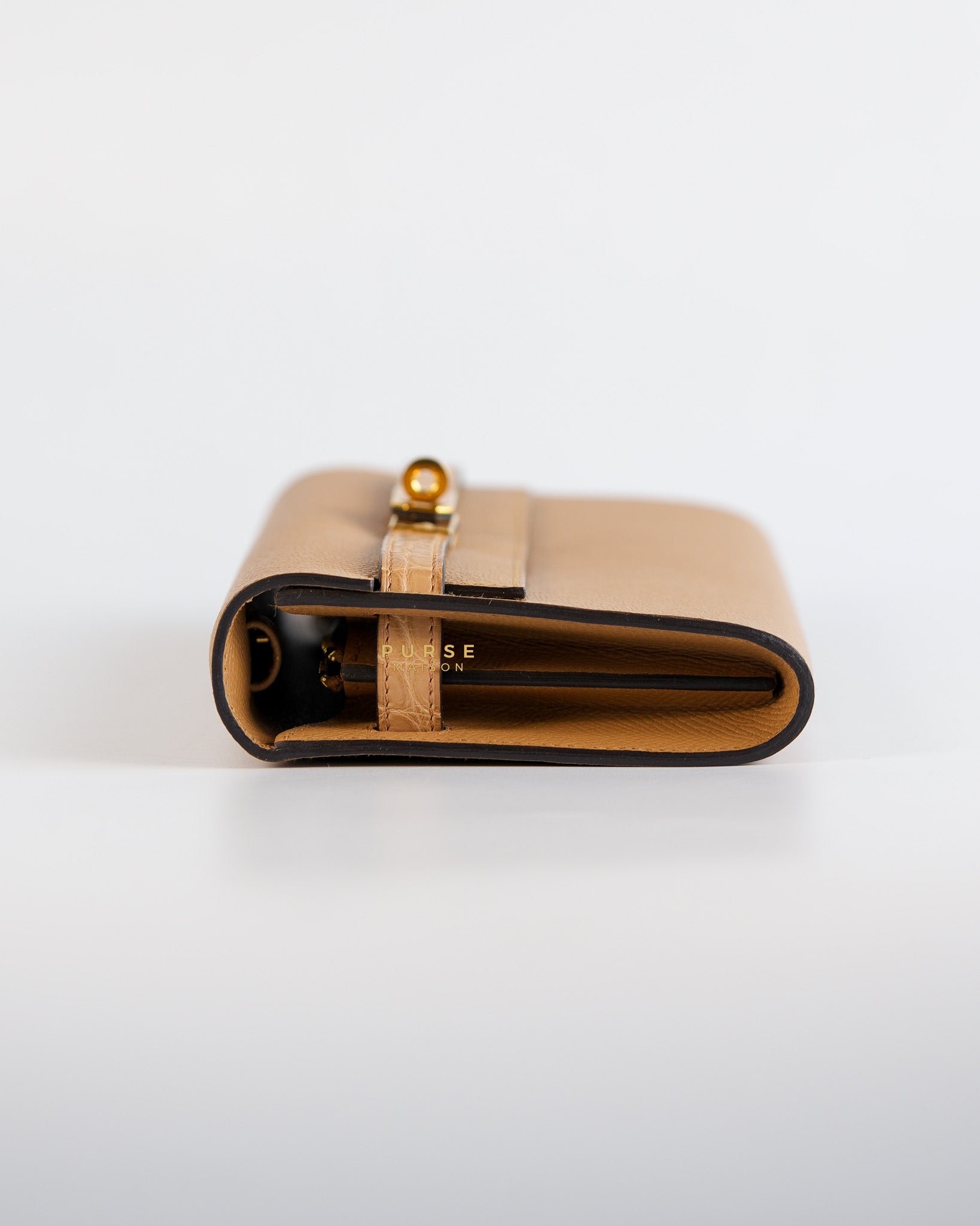 Kelly To Go Touch Chai Gold Hardware | Purse Maison Luxury Bags Shop