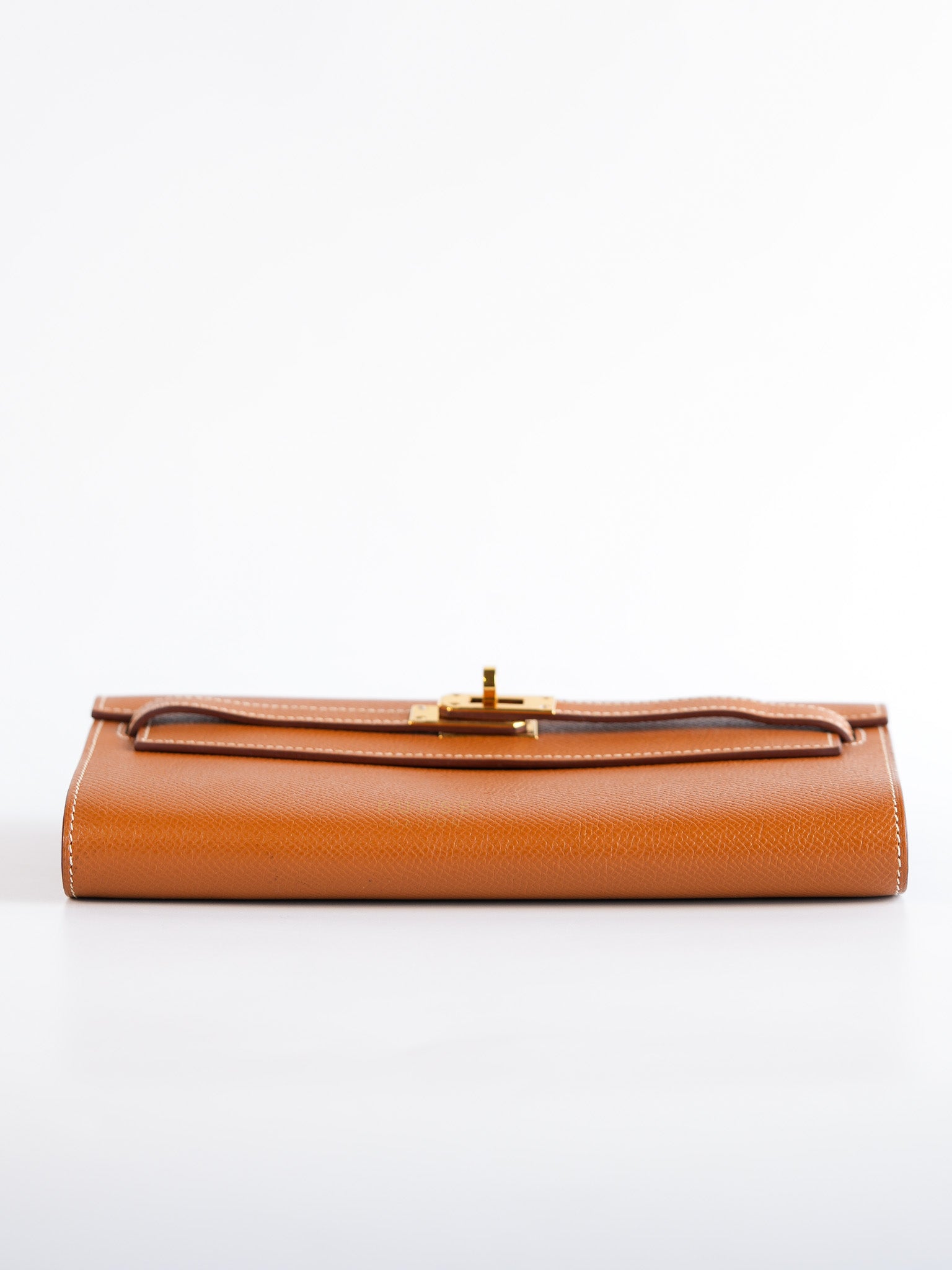 Kelly To Go in Gold Epsom Leather Gold Hardware Stamp U (2022) | Purse Maison Luxury Bags Shop