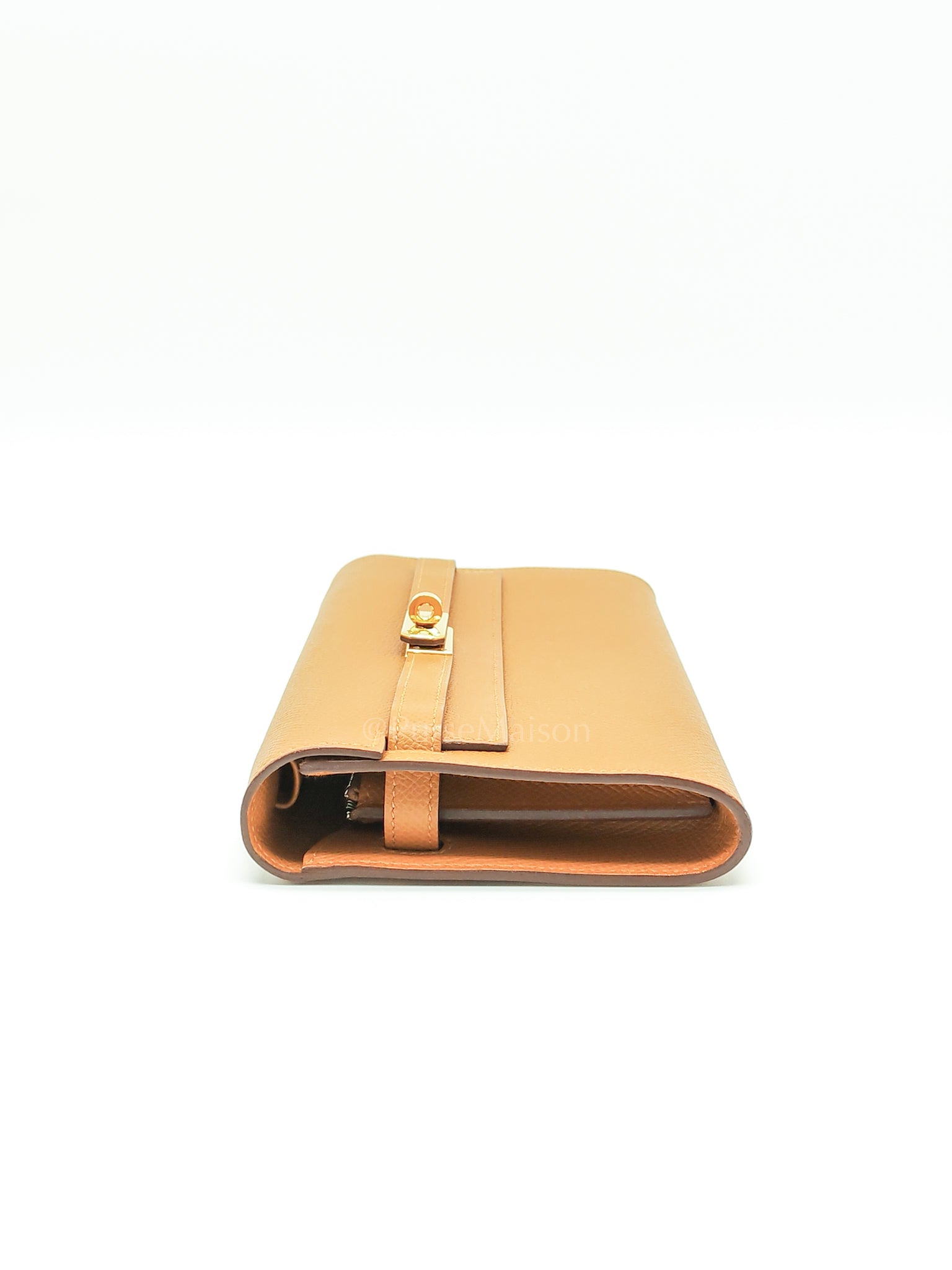 Kelly To Go Sesame in Epsom Leather and Gold Hardware Stamp Y (2020) | Purse Maison Luxury Bags Shop