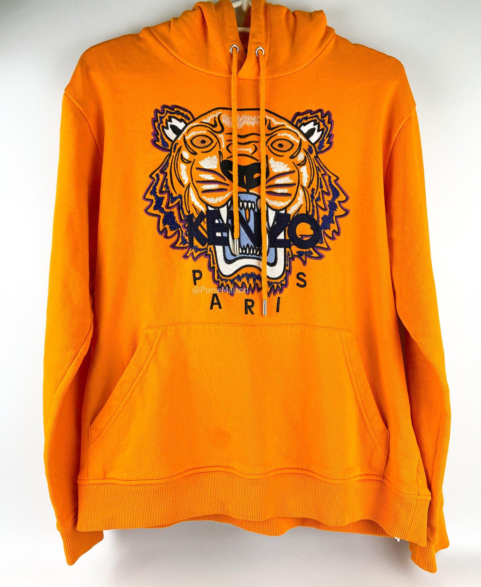 Kenzo Embroidered Tiger Crew Hoody Jacket (Small)