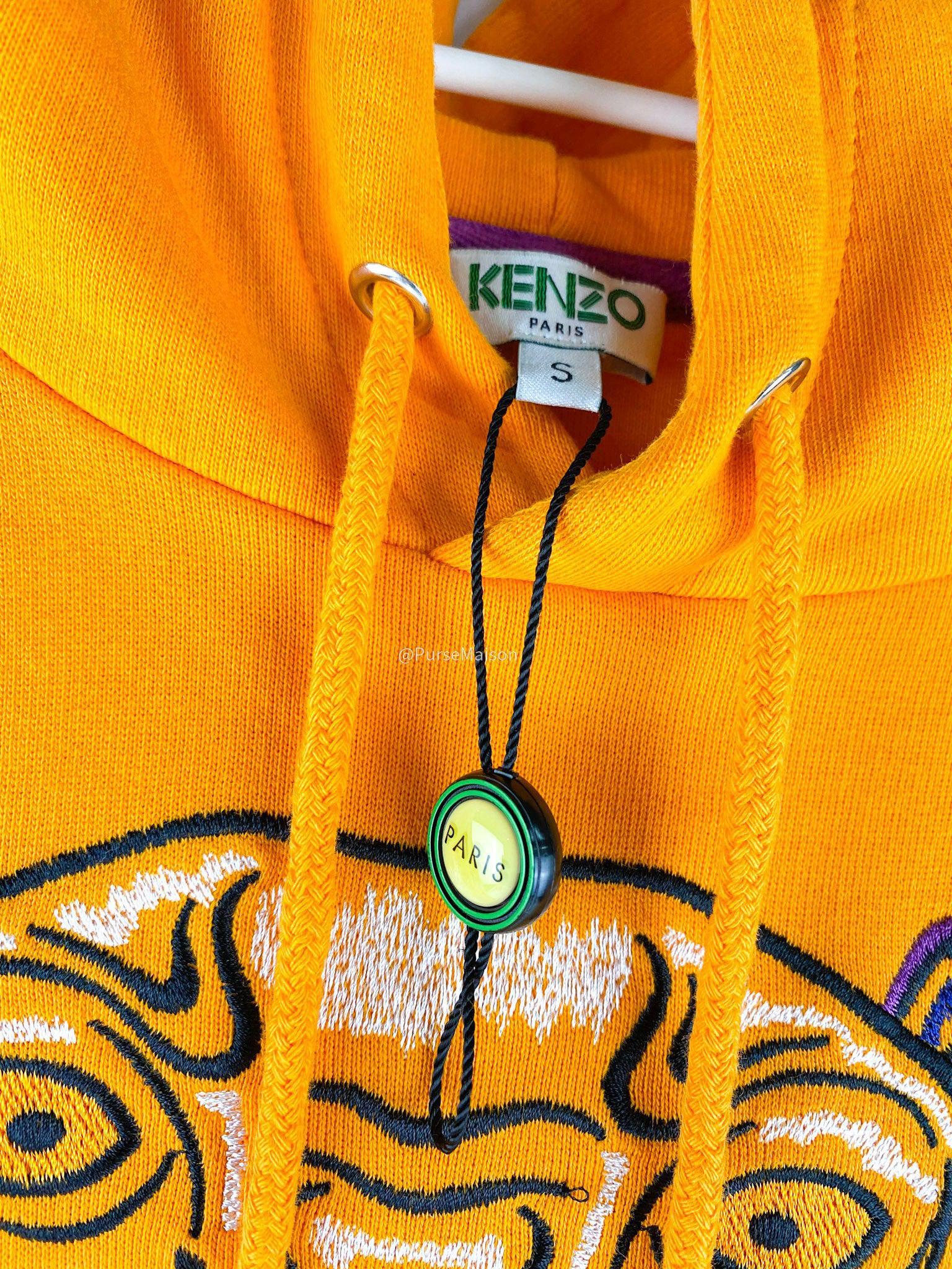 Kenzo Embroidered Tiger Crew Hoody Jacket (Small)