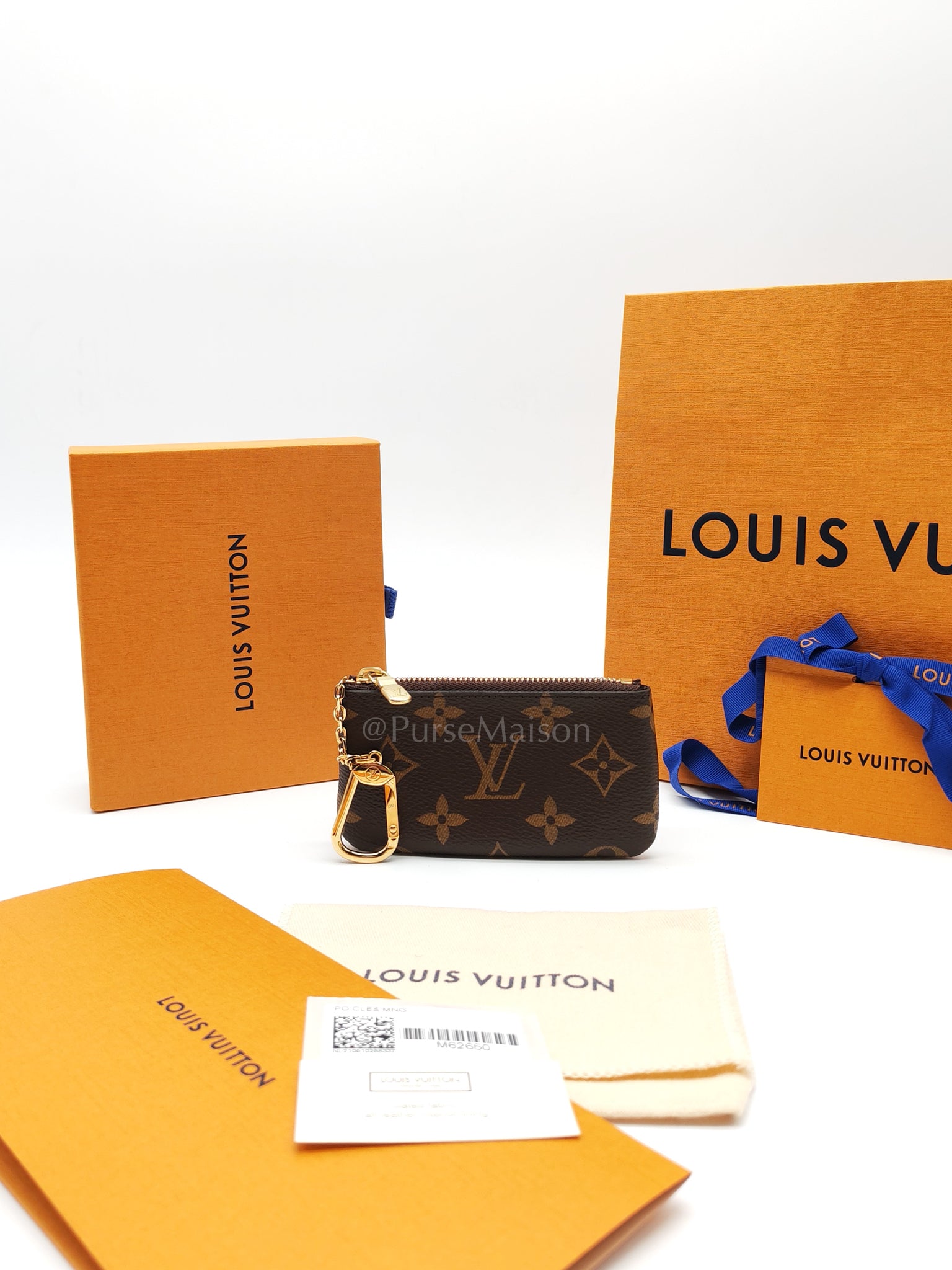 Key Cles in Monogram Canvas (Date Code: CT2221) | Purse Maison Luxury Bags Shop