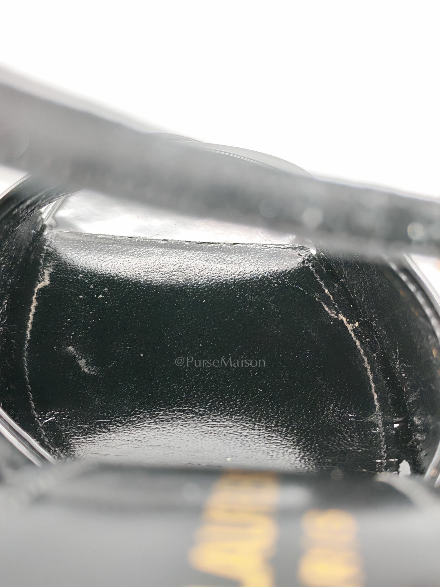 Kika Platform Sandals in Black Patent Leather Size 37EU (24cm) | Purse Maison Luxury Bags Shop
