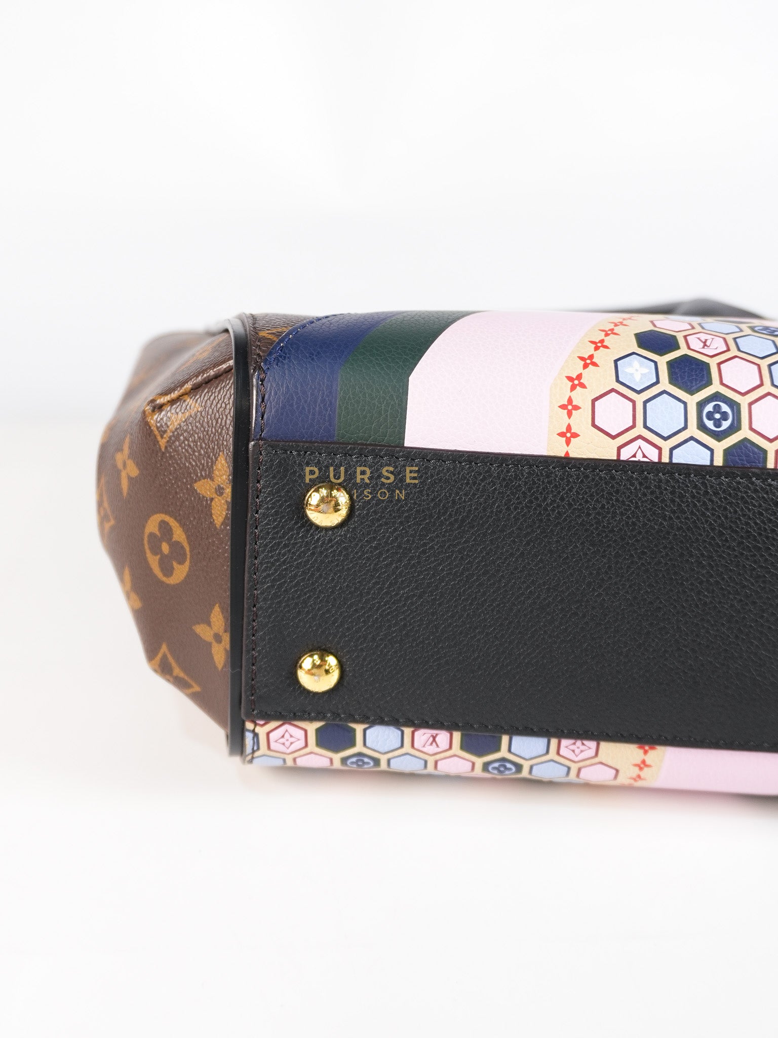 Kimono Hand Bag Limited Edition Monogram Canvas & Gold Hardware (Date Code: DU3186) | Purse Maison Luxury Bags Shop