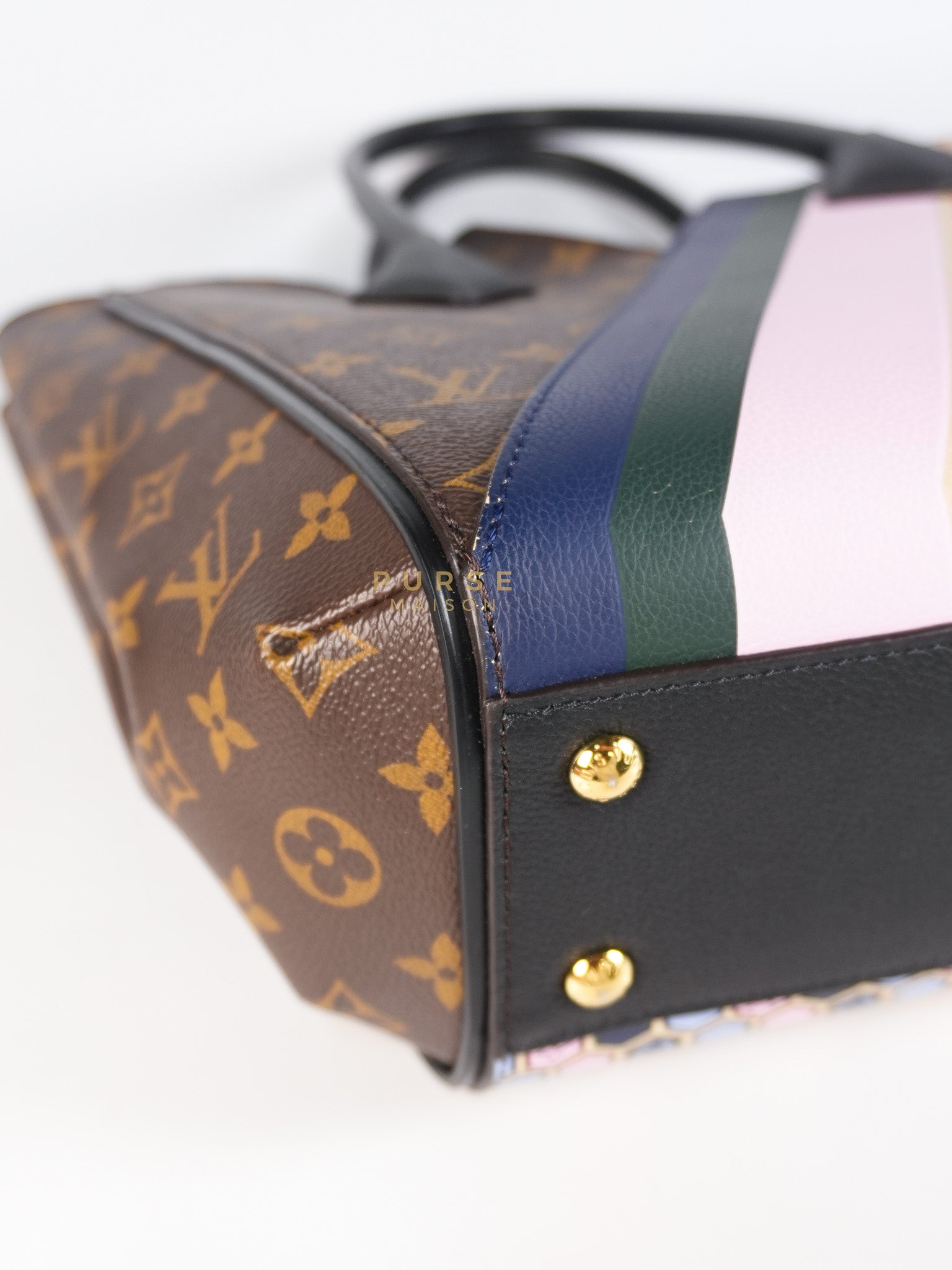 Kimono Hand Bag Limited Edition Monogram Canvas & Gold Hardware (Date Code: DU3186) | Purse Maison Luxury Bags Shop