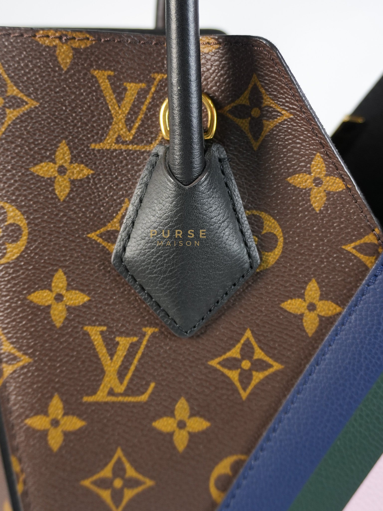 Kimono Hand Bag Limited Edition Monogram Canvas & Gold Hardware (Date Code: DU3186) | Purse Maison Luxury Bags Shop