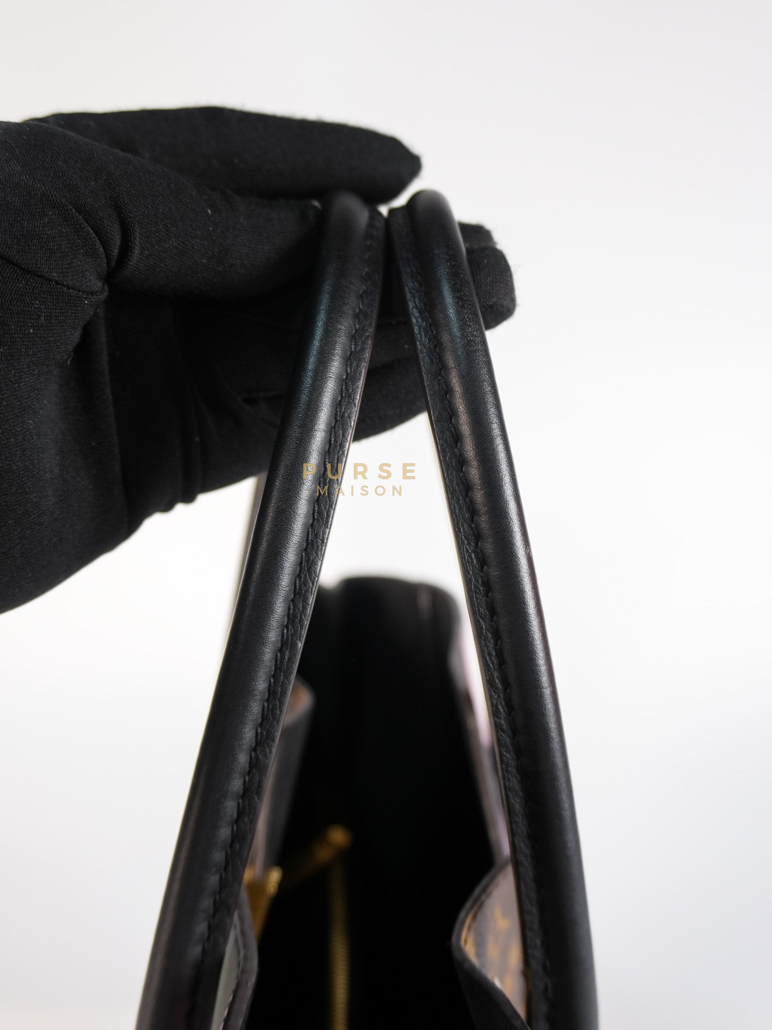 Kimono Hand Bag Limited Edition Monogram Canvas & Gold Hardware (Date Code: DU3186) | Purse Maison Luxury Bags Shop