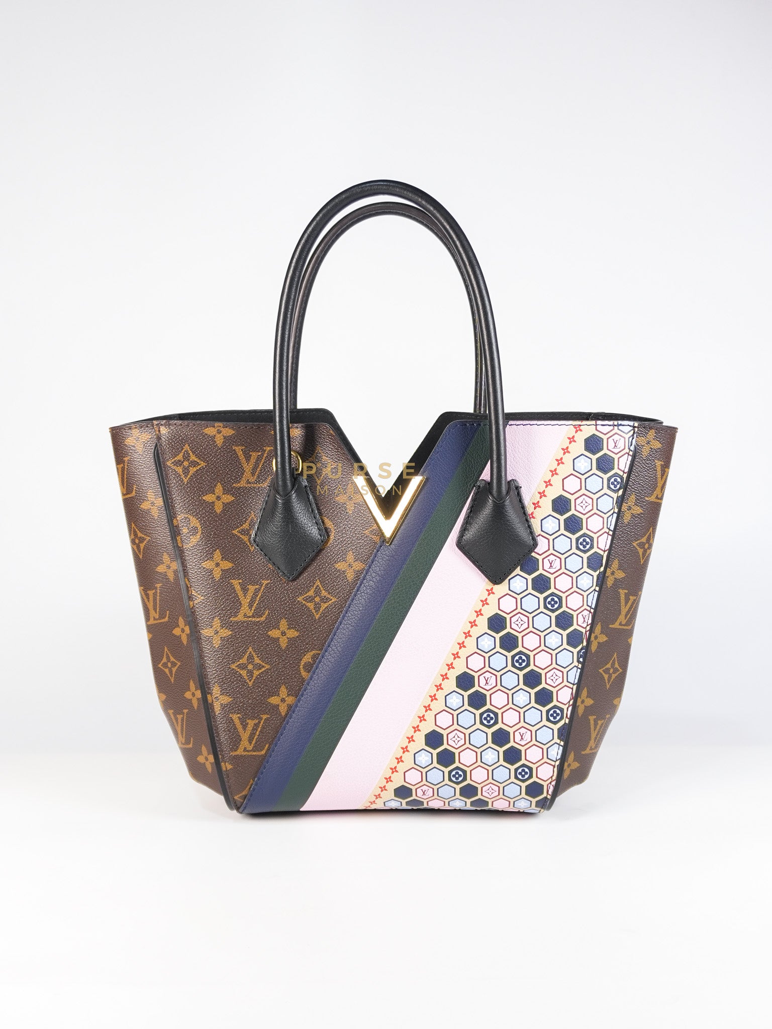 Kimono Hand Bag Limited Edition Monogram Canvas & Gold Hardware (Date Code: DU3186) | Purse Maison Luxury Bags Shop