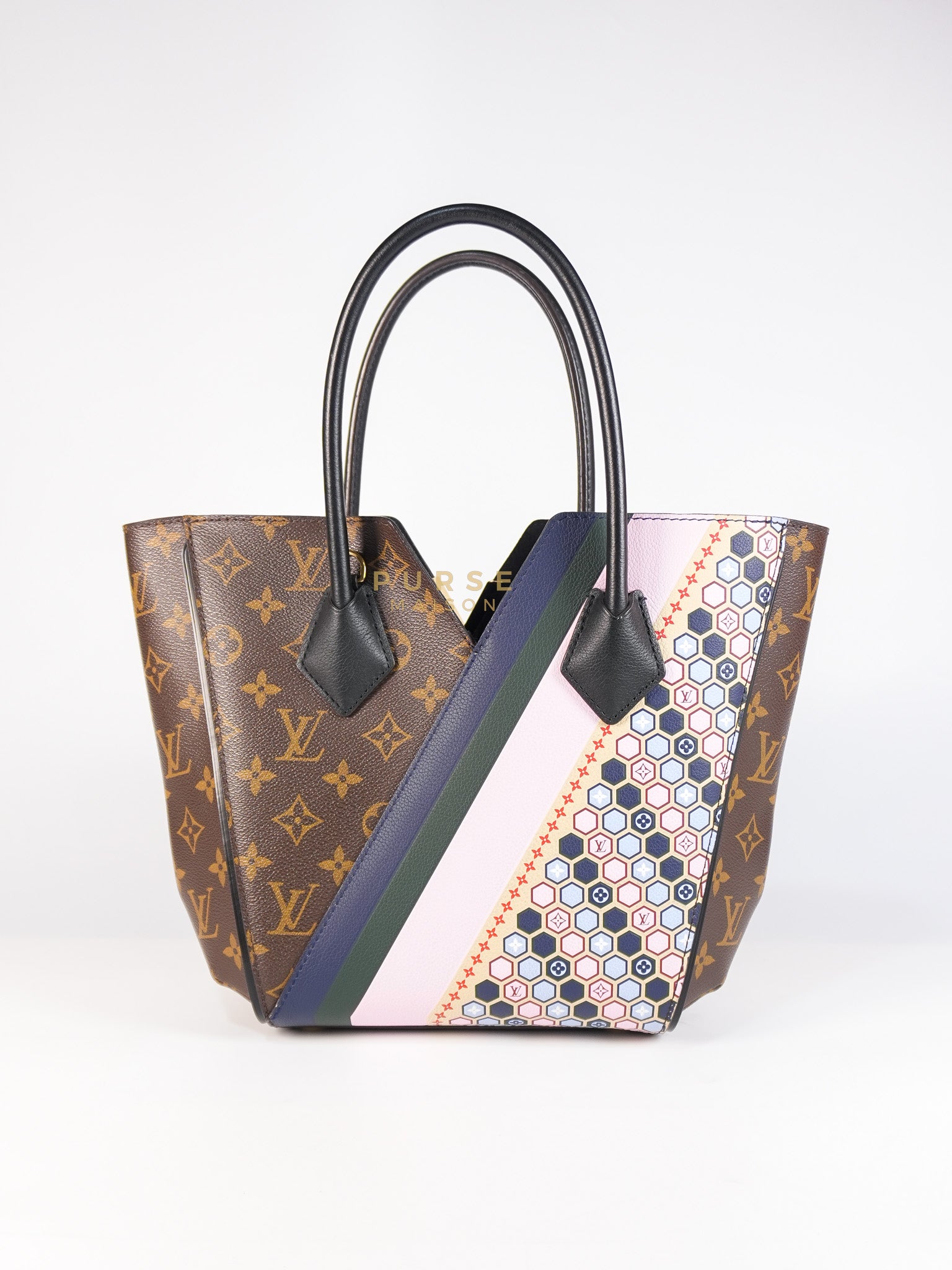 Kimono Hand Bag Limited Edition Monogram Canvas & Gold Hardware (Date Code: DU3186) | Purse Maison Luxury Bags Shop
