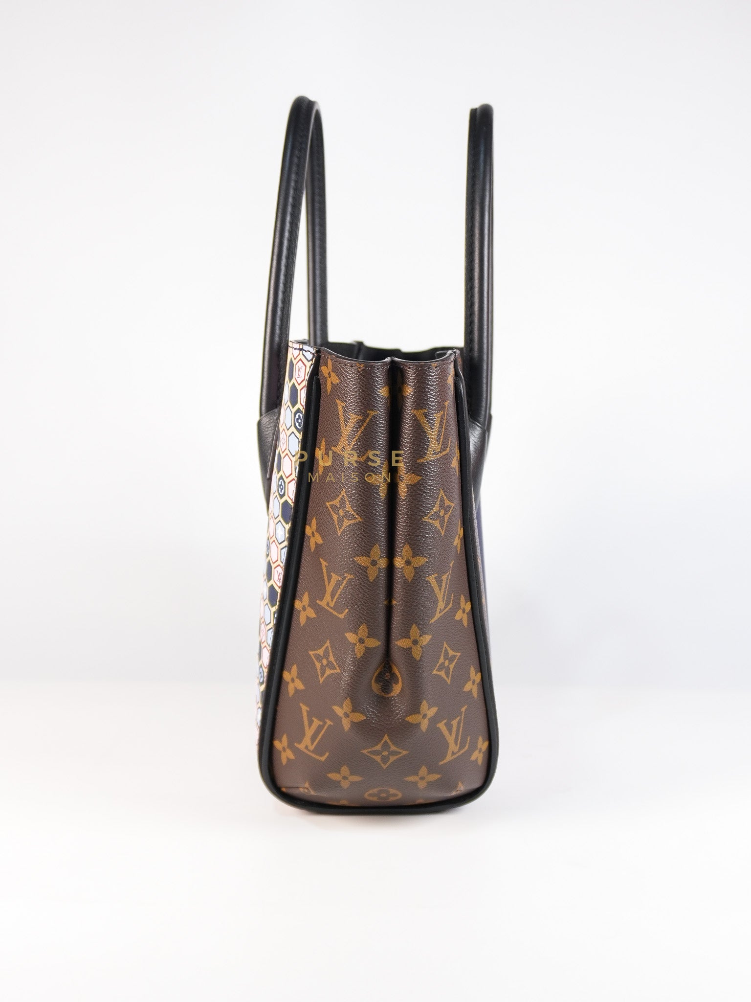 Kimono Hand Bag Limited Edition Monogram Canvas & Gold Hardware (Date Code: DU3186) | Purse Maison Luxury Bags Shop