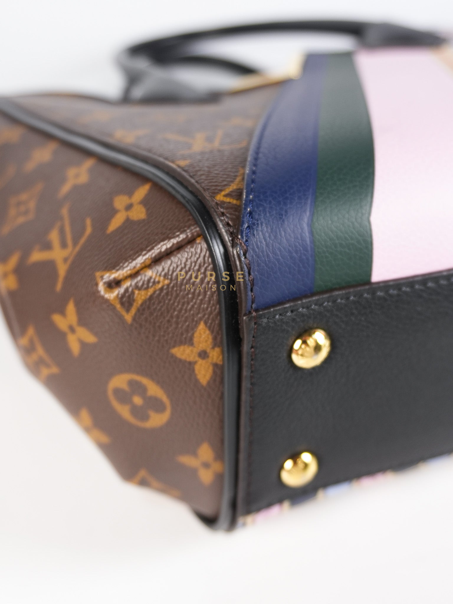 Kimono Hand Bag Limited Edition Monogram Canvas & Gold Hardware (Date Code: DU3186) | Purse Maison Luxury Bags Shop