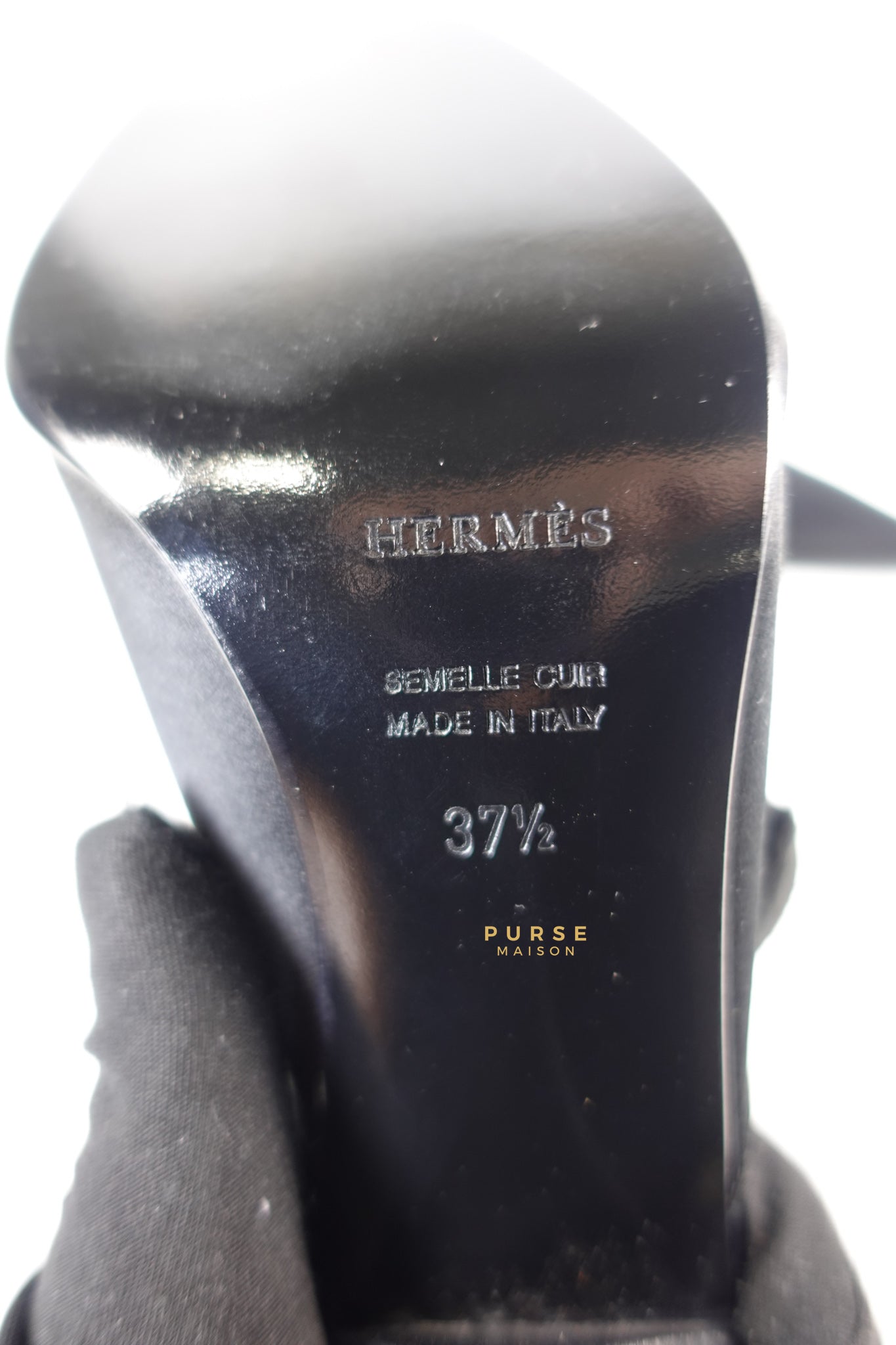 Kitten Heels Pointed Toe Pumps Size 37.5 EU | Purse Maison Luxury Bags Shop