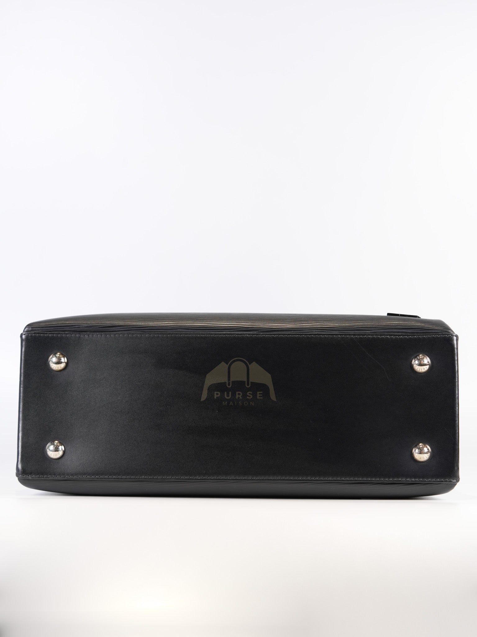 Kleber MM Bag in Black Epi Leather & Silver Hardware (Date Code: FO3106) | Purse Maison Luxury Bags Shop