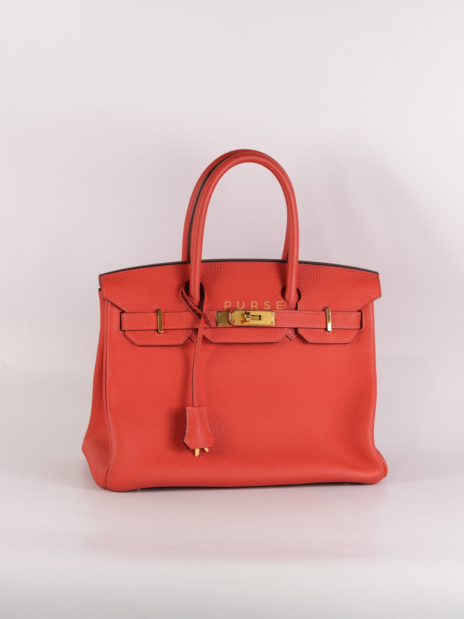 Birkin 30 in Rose Jaipur Togo Leather Gold Hardware Stamp R Square(2014)