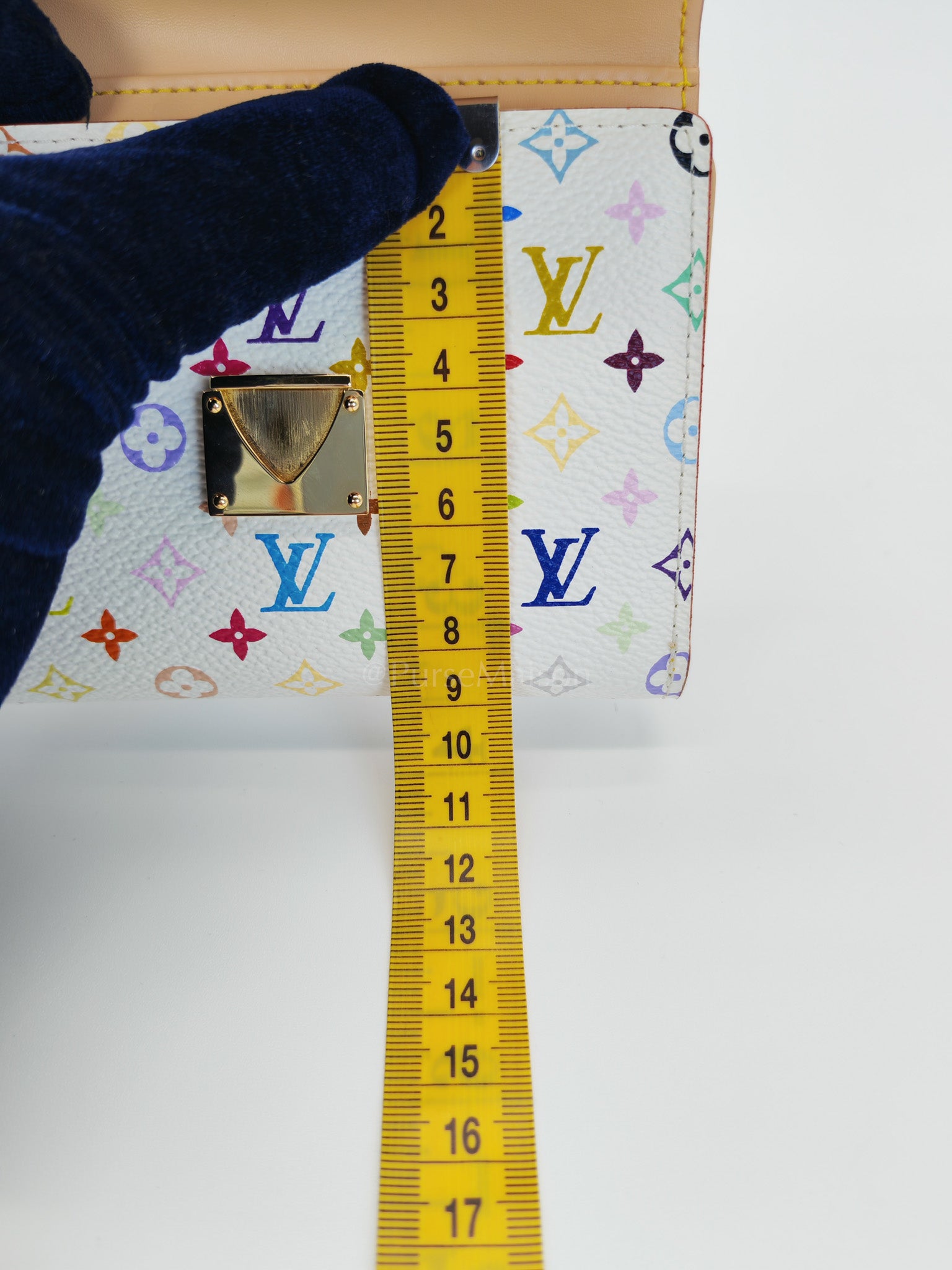 Koala Wallet in White Monogram Multicolor Canvas | Purse Maison Luxury Bags Shop