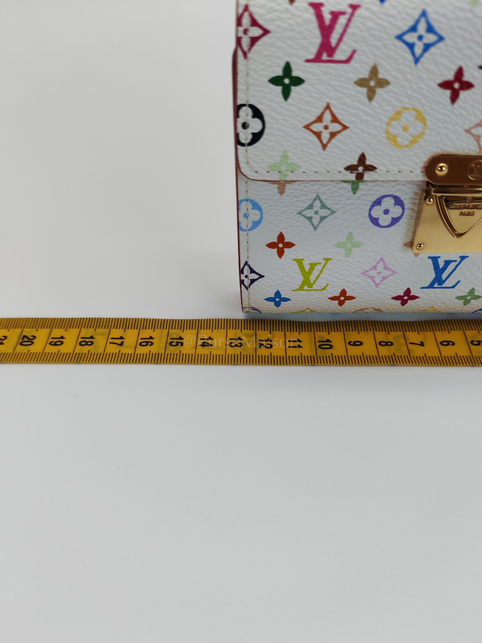 Koala Wallet in White Monogram Multicolor Canvas | Purse Maison Luxury Bags Shop