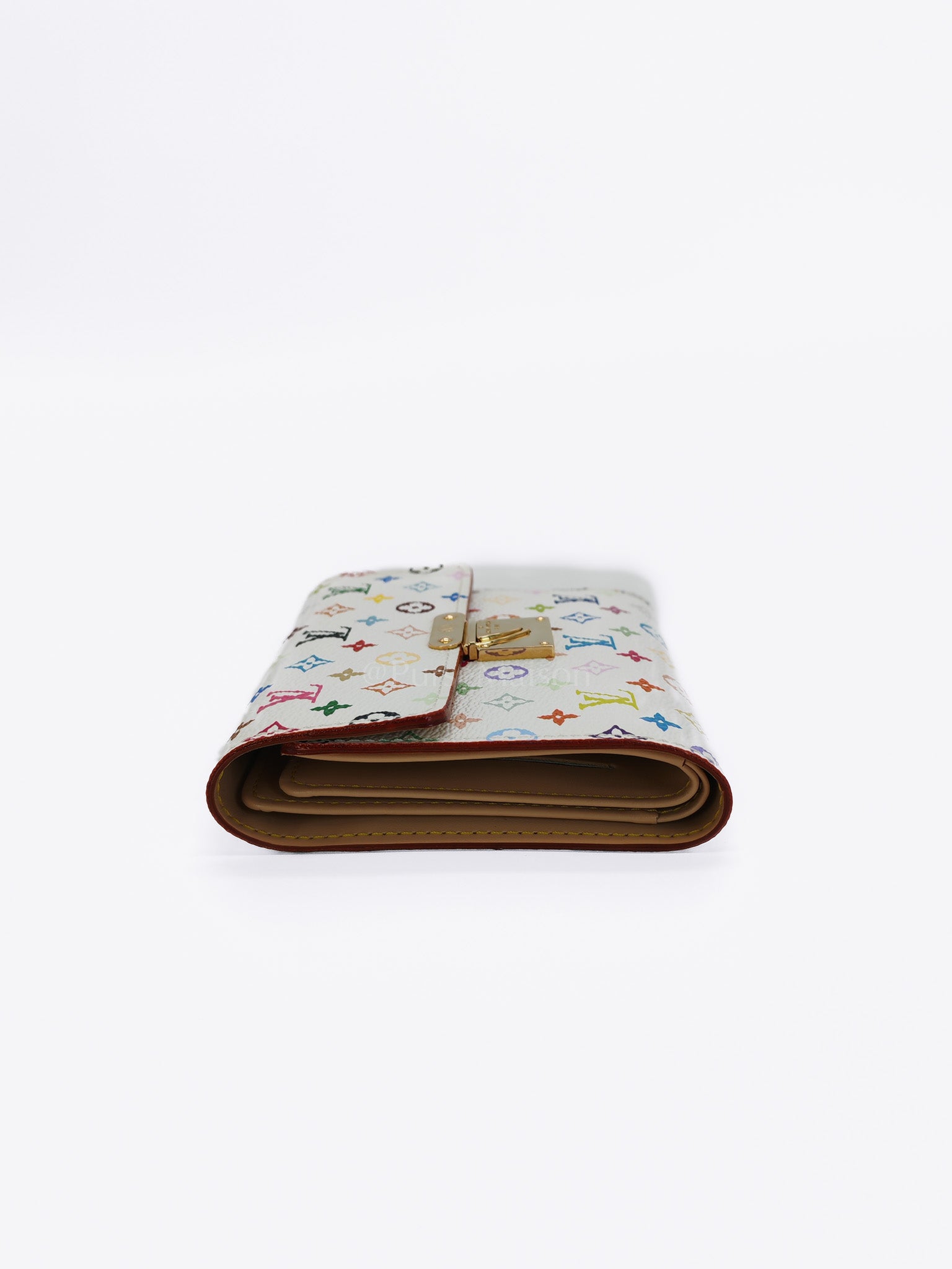 Koala Wallet in White Monogram Multicolor Canvas | Purse Maison Luxury Bags Shop