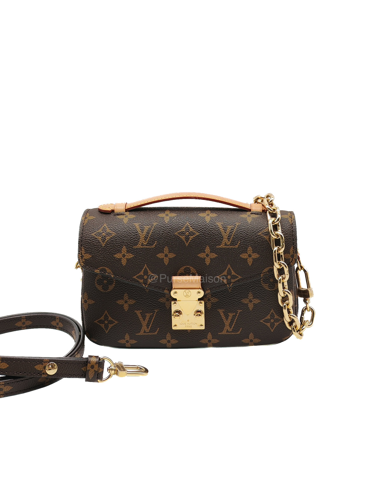Louis Vuitton Pochette Metis East-West in Monogram Canvas (Microchip)