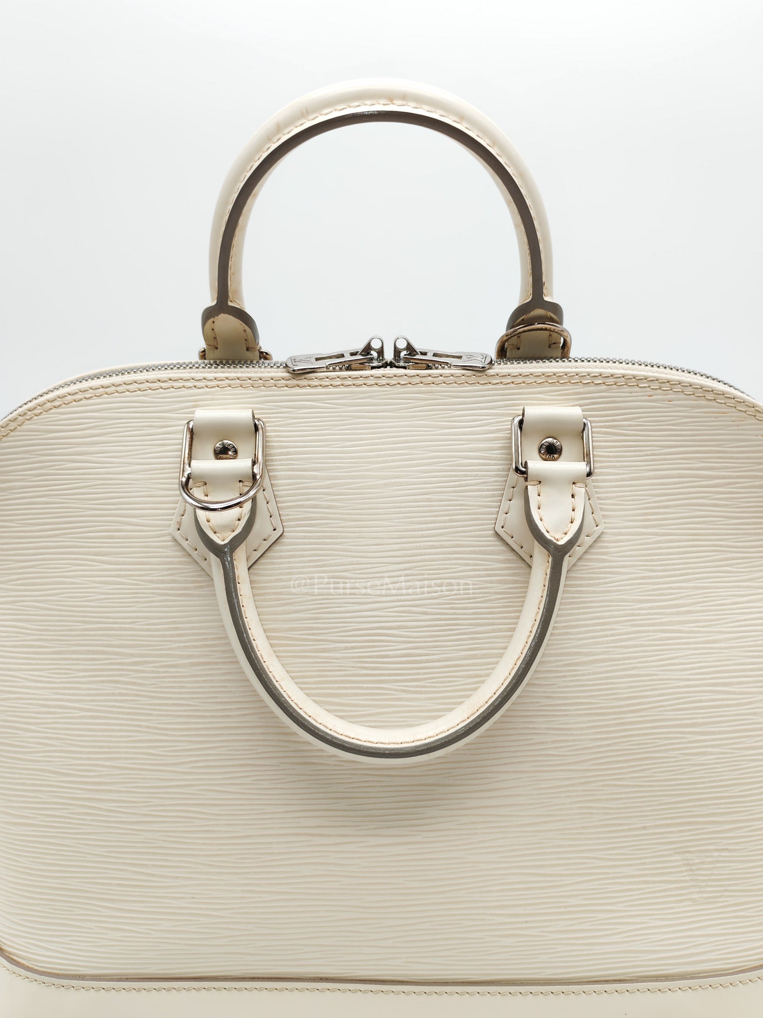 Alma PM in Ivoire Epi Leather & Silver Hardware (Date Code: FL2047)