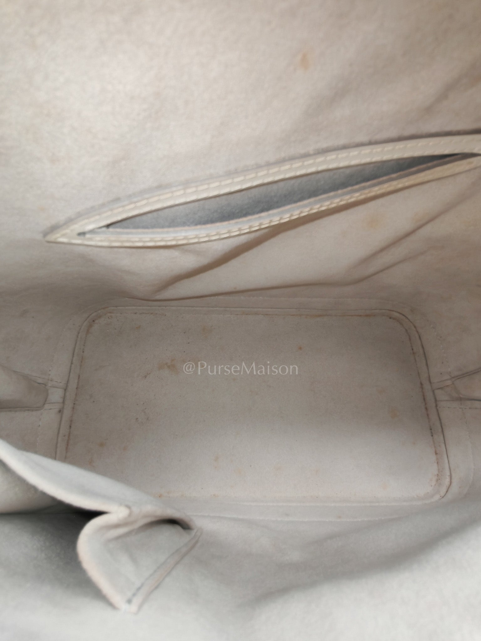 Alma PM in Ivoire Epi Leather & Silver Hardware (Date Code: FL2047)