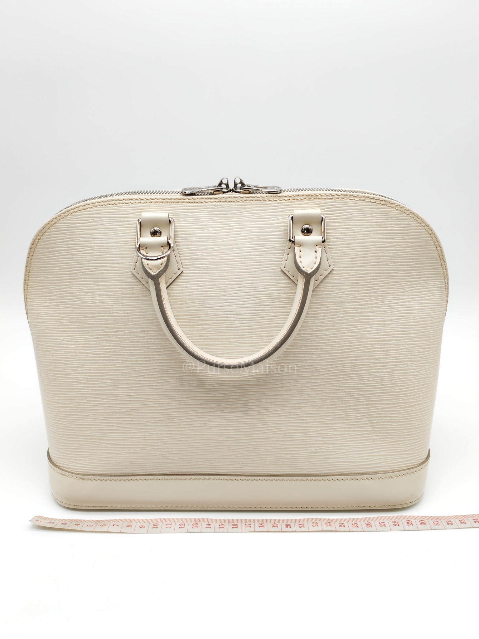 Alma PM in Ivoire Epi Leather & Silver Hardware (Date Code: FL2047)