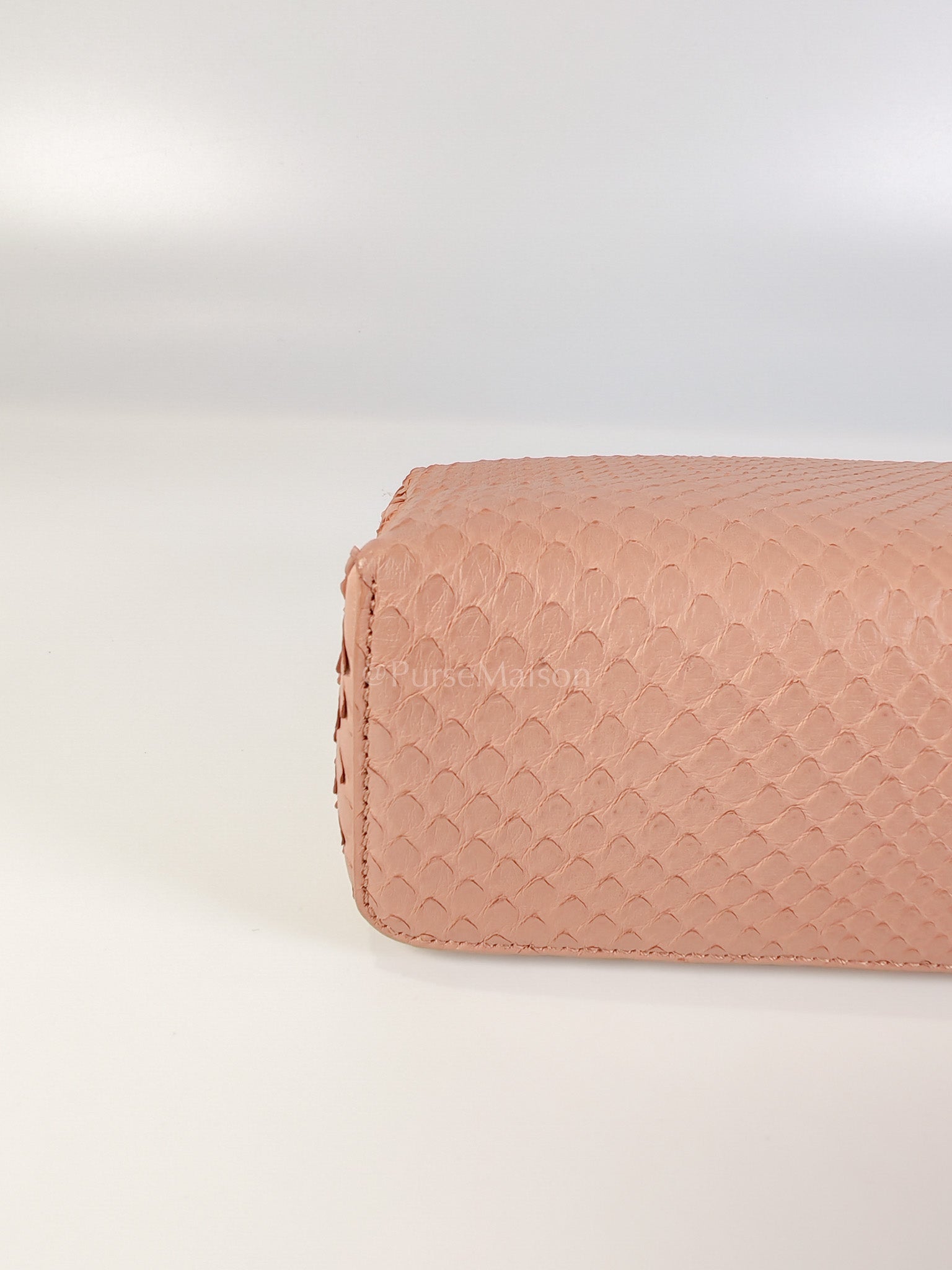 L19 Extra Pocket in Python Leather and Gold Hardware Two-Way Shoulder Bag | Purse Maison Luxury Bags Shop