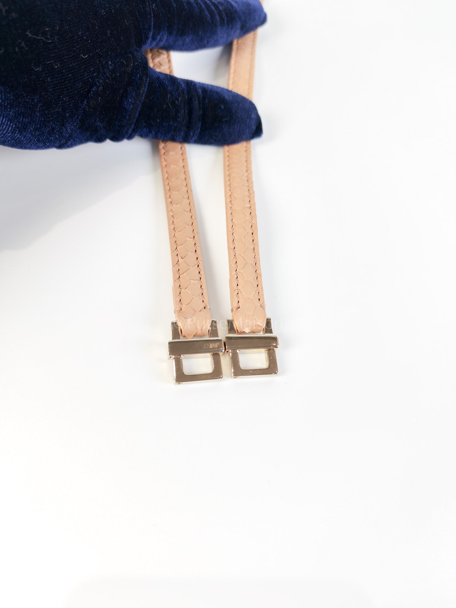 L19 Extra Pocket in Python Leather and Gold Hardware Two-Way Shoulder Bag | Purse Maison Luxury Bags Shop