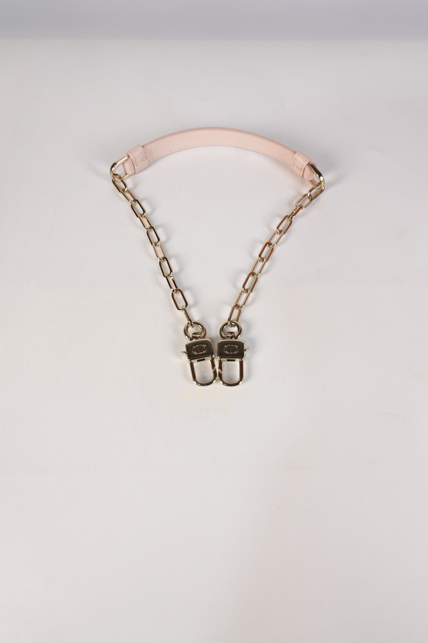 Lady D-joy Micro in Rose Poudre Cannage Lambskin Leather Light Gold hardware | Purse Maison Luxury Bags Shop