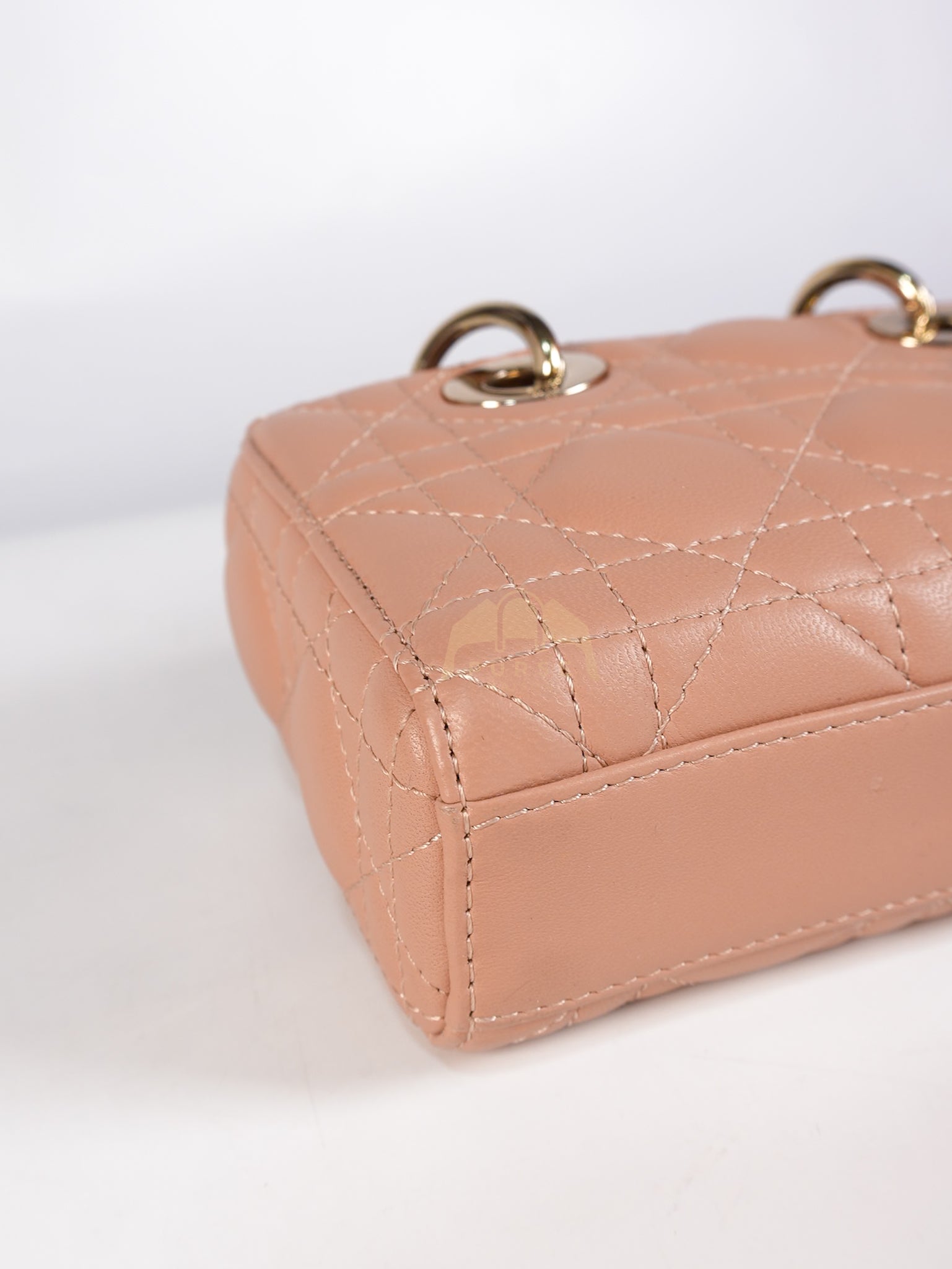 Lady D-Joy Micro Rose De Vents Light Gold Hardware | Purse Maison Luxury Bags Shop