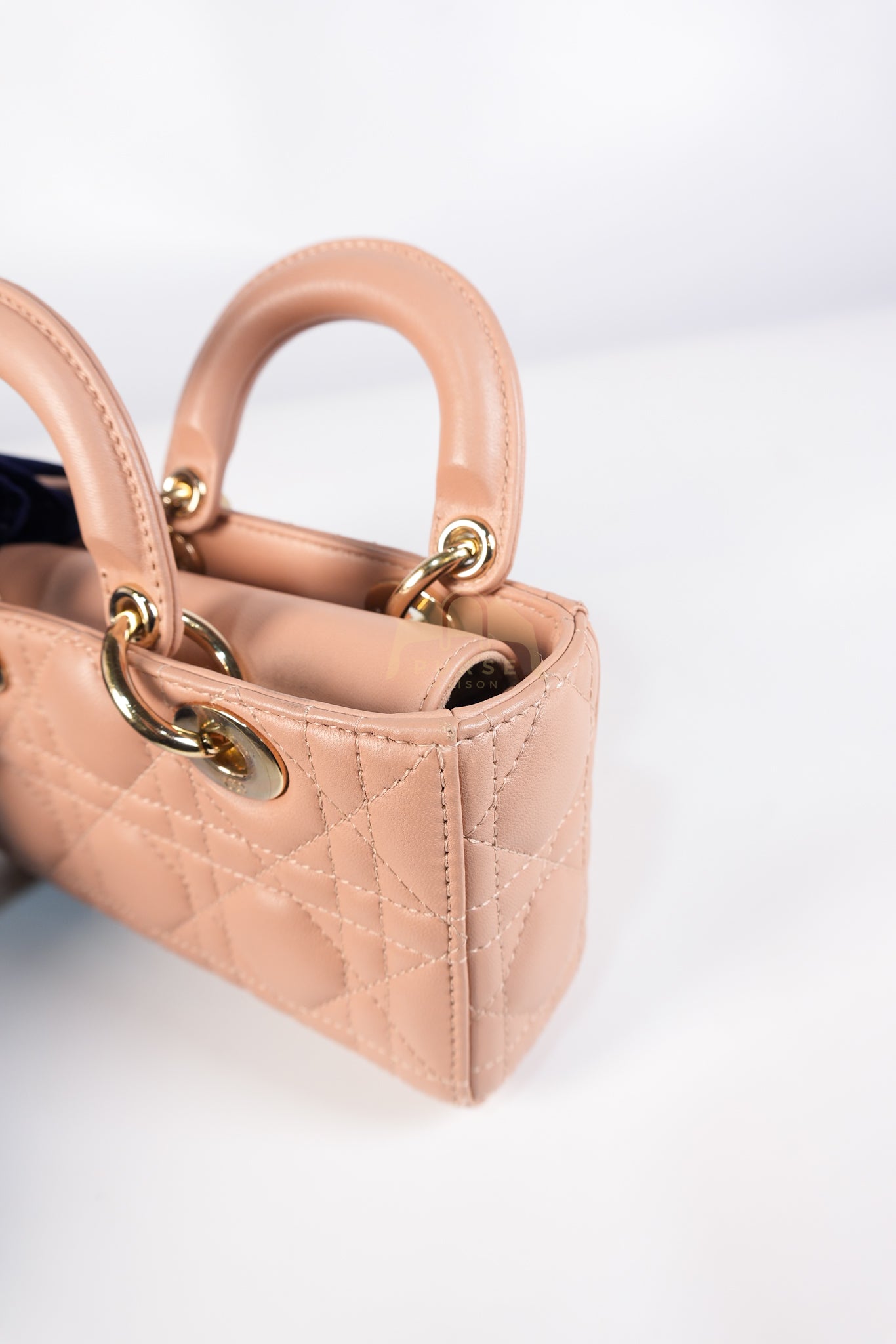 Lady D-Joy Micro Rose De Vents Light Gold Hardware | Purse Maison Luxury Bags Shop