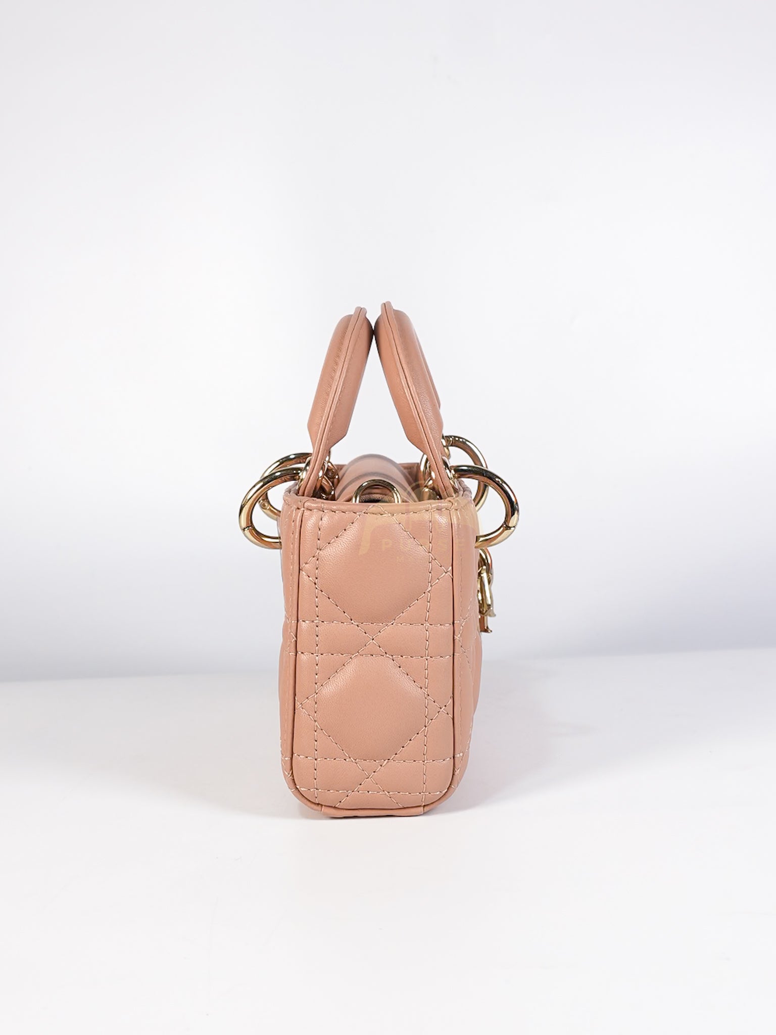 Lady D-Joy Micro Rose De Vents Light Gold Hardware | Purse Maison Luxury Bags Shop